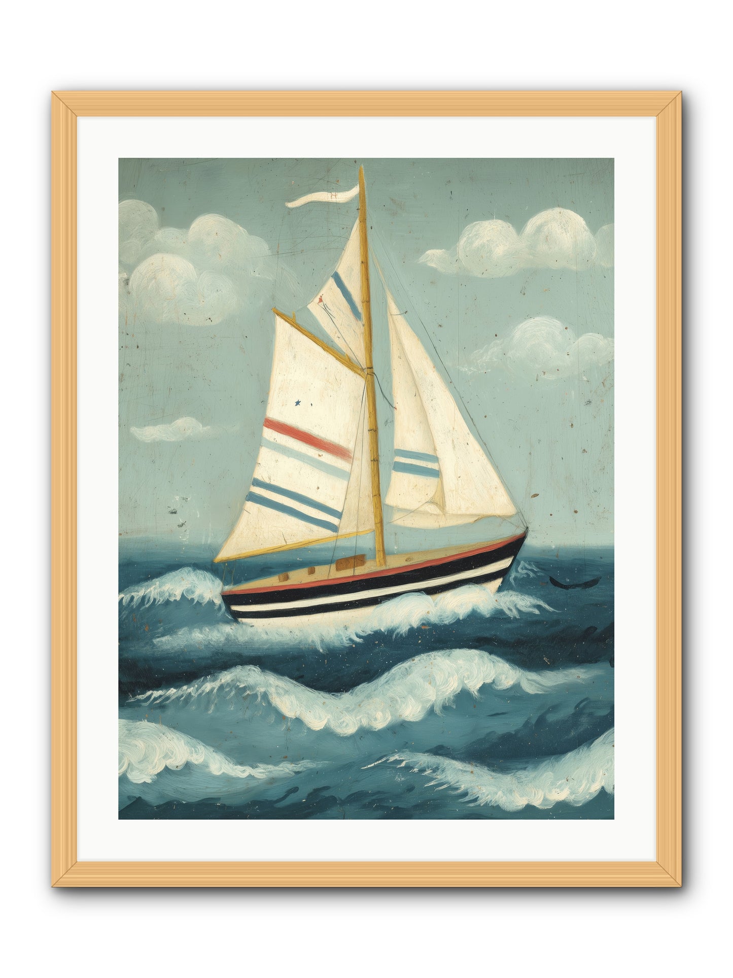 Wind Dancer -- Framed Print - Natural 24x32