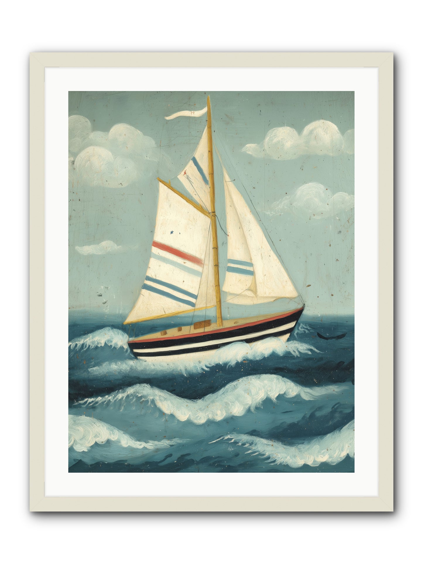 Wind Dancer -- Framed Print - White 24x32