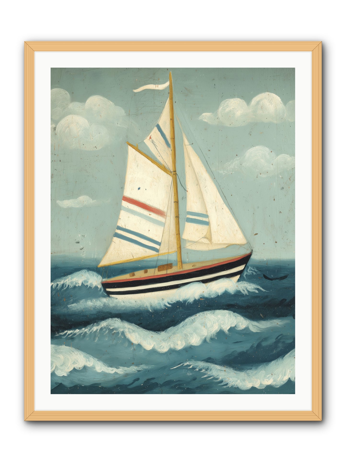 Wind Dancer -- Framed Print - Natural 30x40