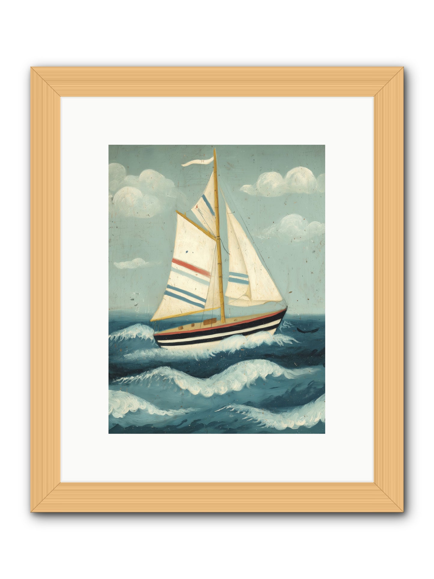 Wind Dancer -- Framed Print - Natural 9x12