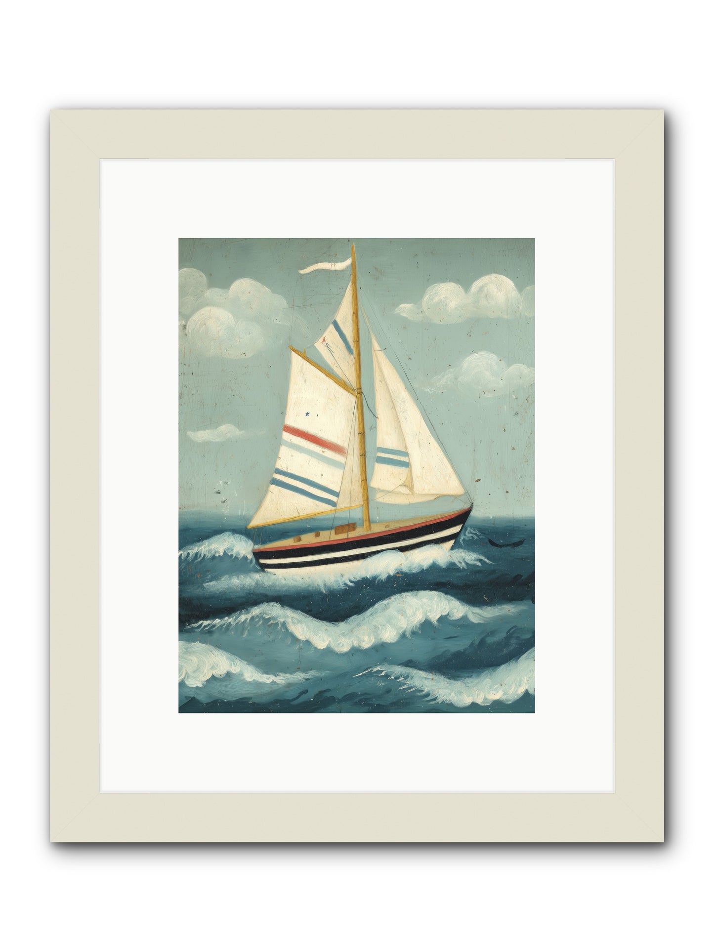 Wind Dancer -- Framed Print - White 9x12