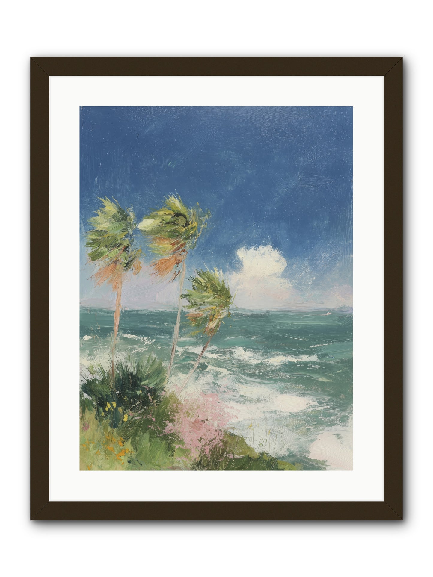 Wind-Kissed Wandering -- Framed Print - Black 18x24