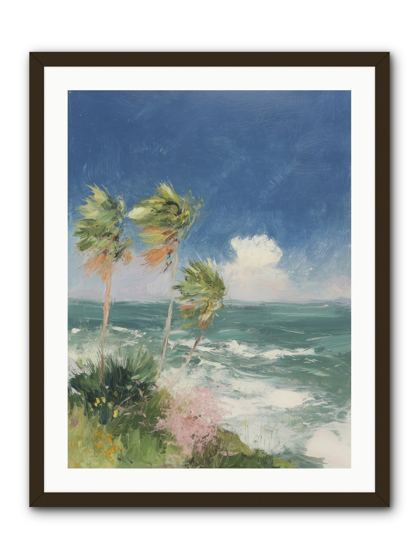 Wind-Kissed Wandering -- Framed Print - Black 24x32