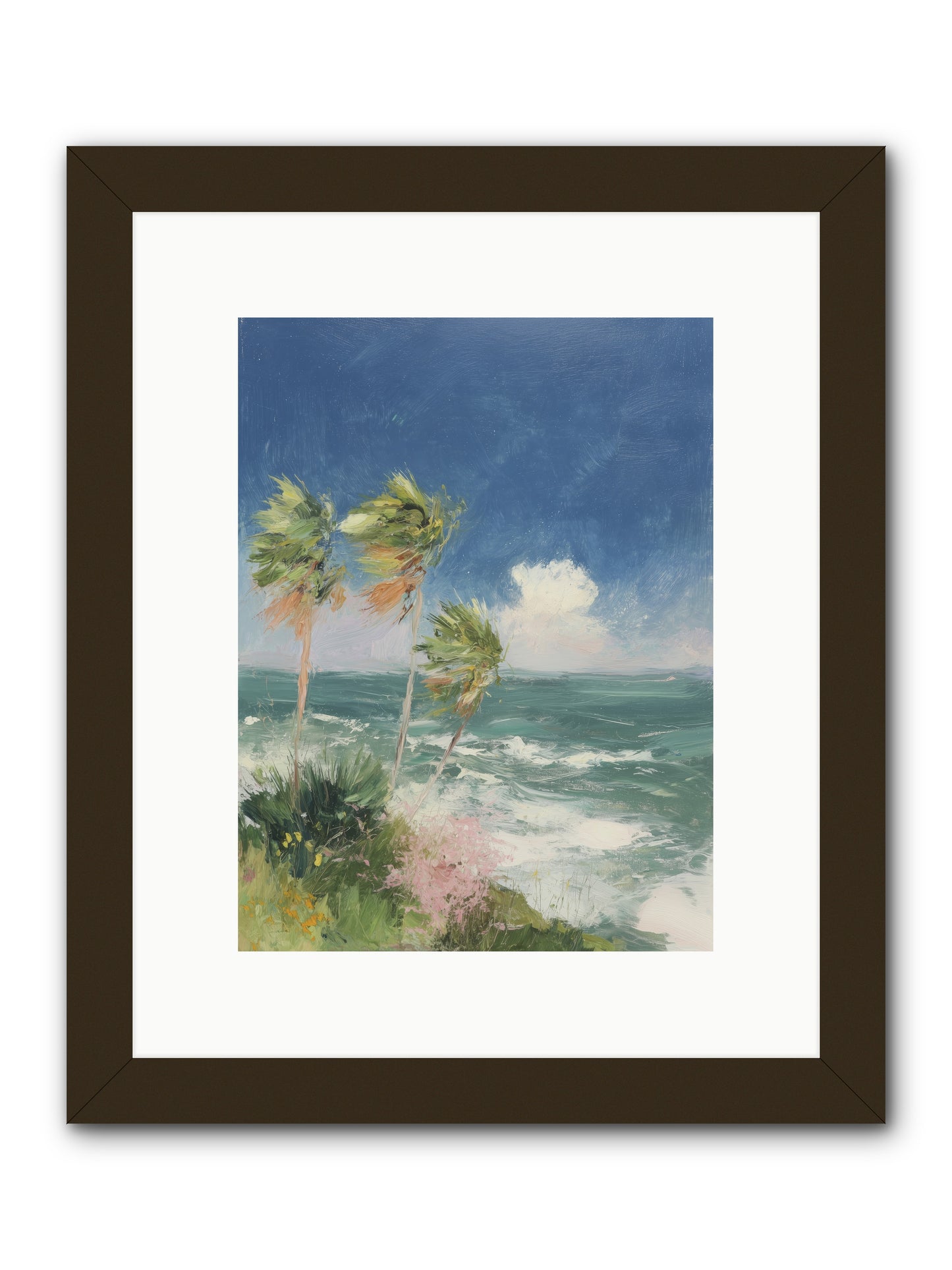 Wind-Kissed Wandering -- Framed Print - Black 9x12