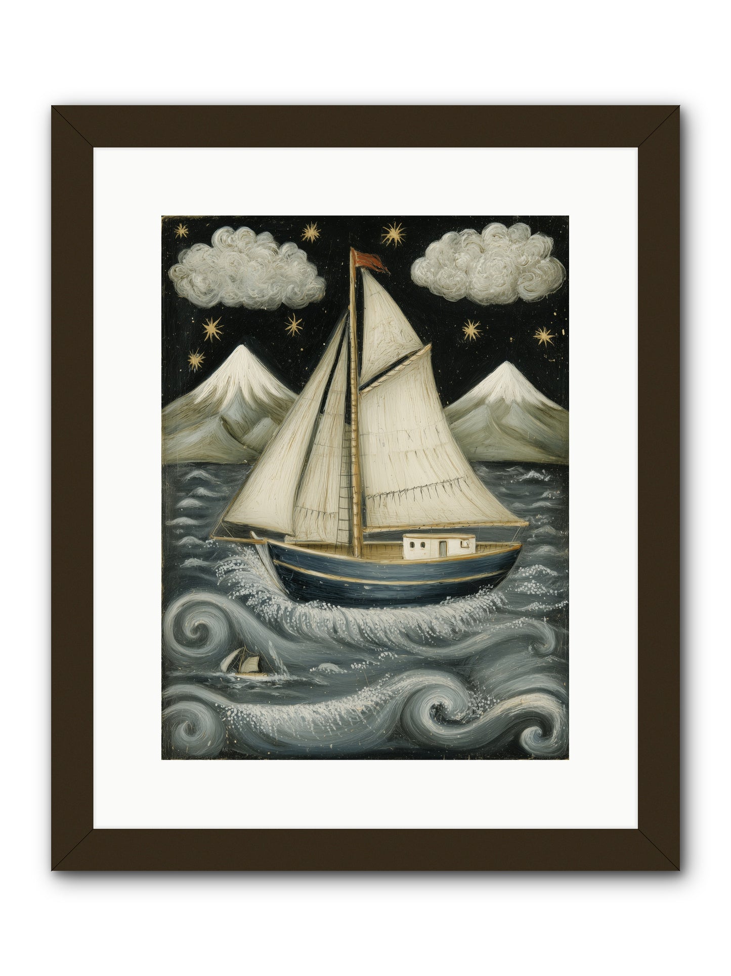 Wind Singer -- Framed Print - Black 12x16