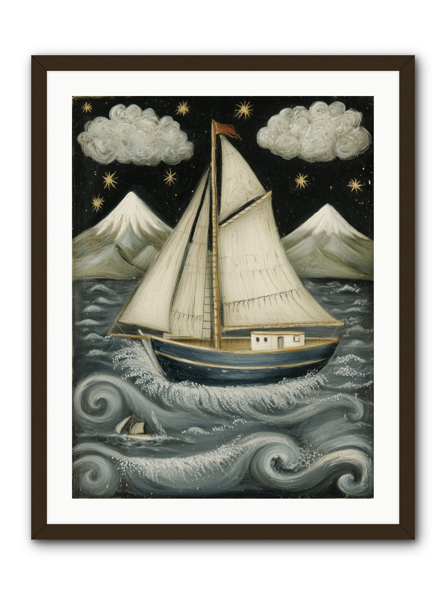 Wind Singer -- Framed Print - Black 24x32