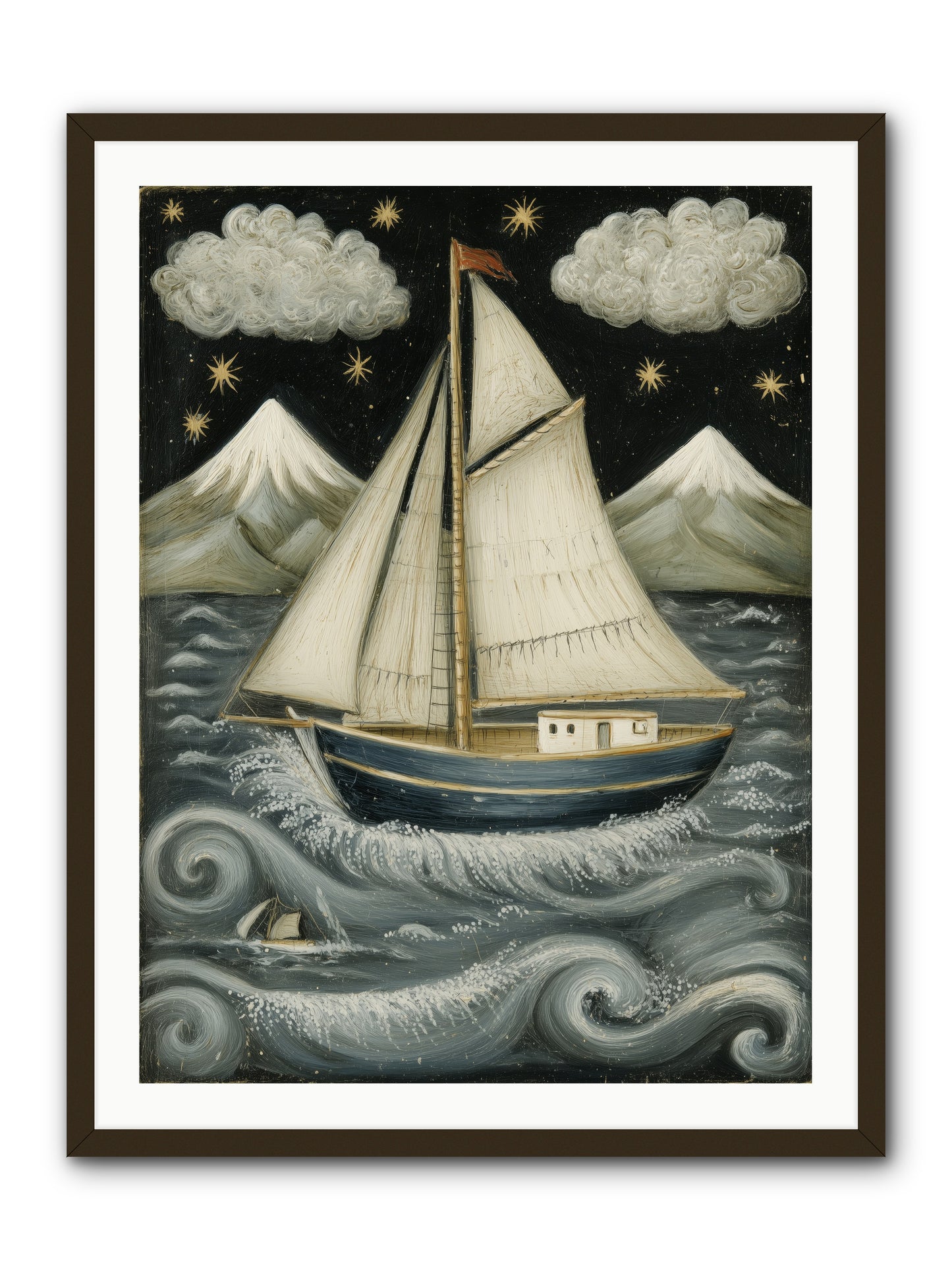 Wind Singer -- Framed Print - Black 30x40