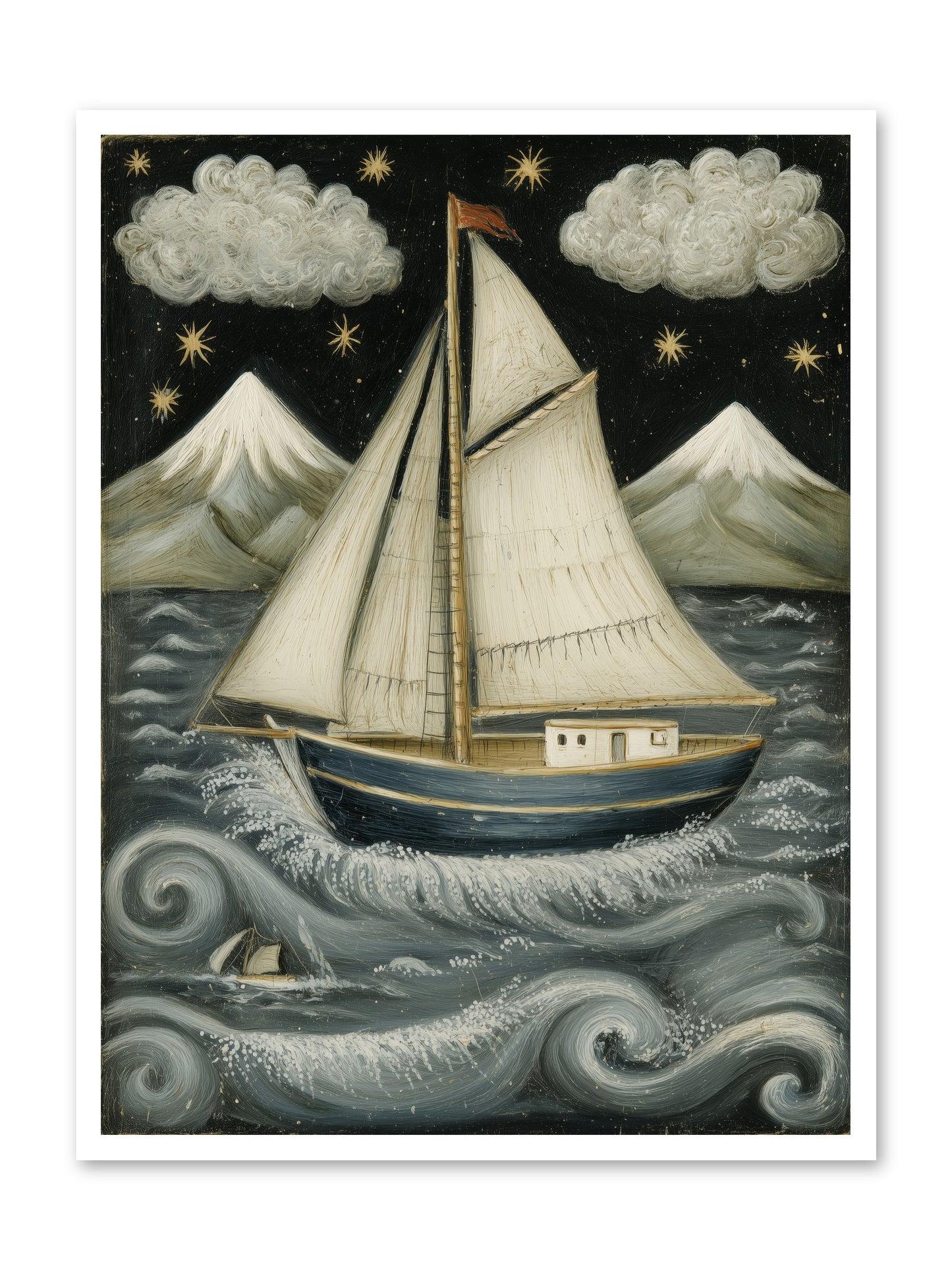 Wind Singer -- Loose Canvas Print 30x40