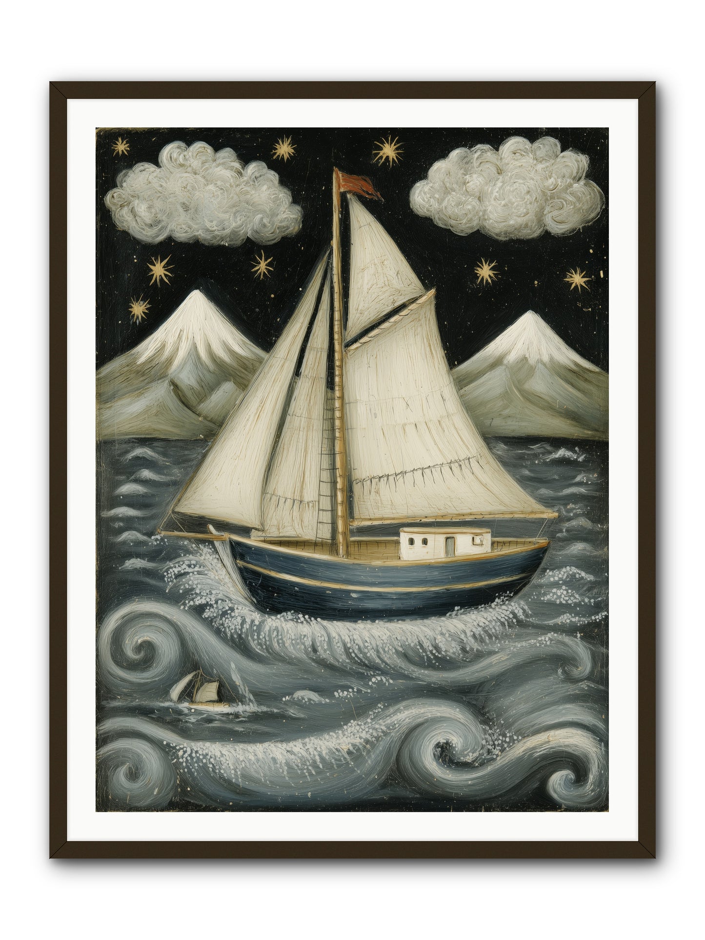 Wind Singer -- Framed Print - Black 36x48