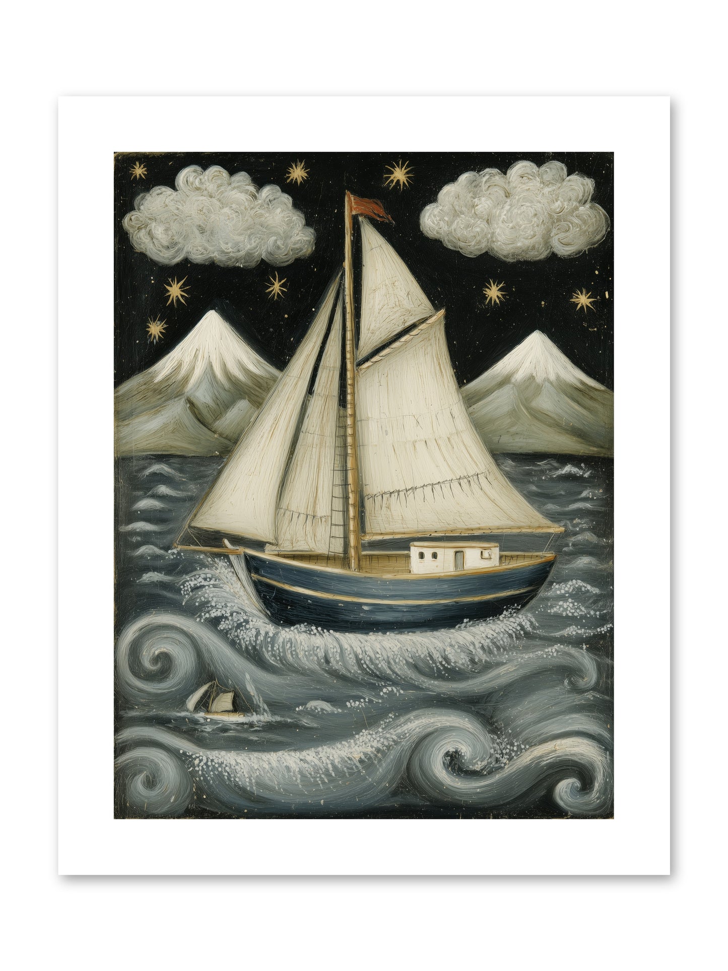Wind Singer -- Loose Canvas Print 9x12