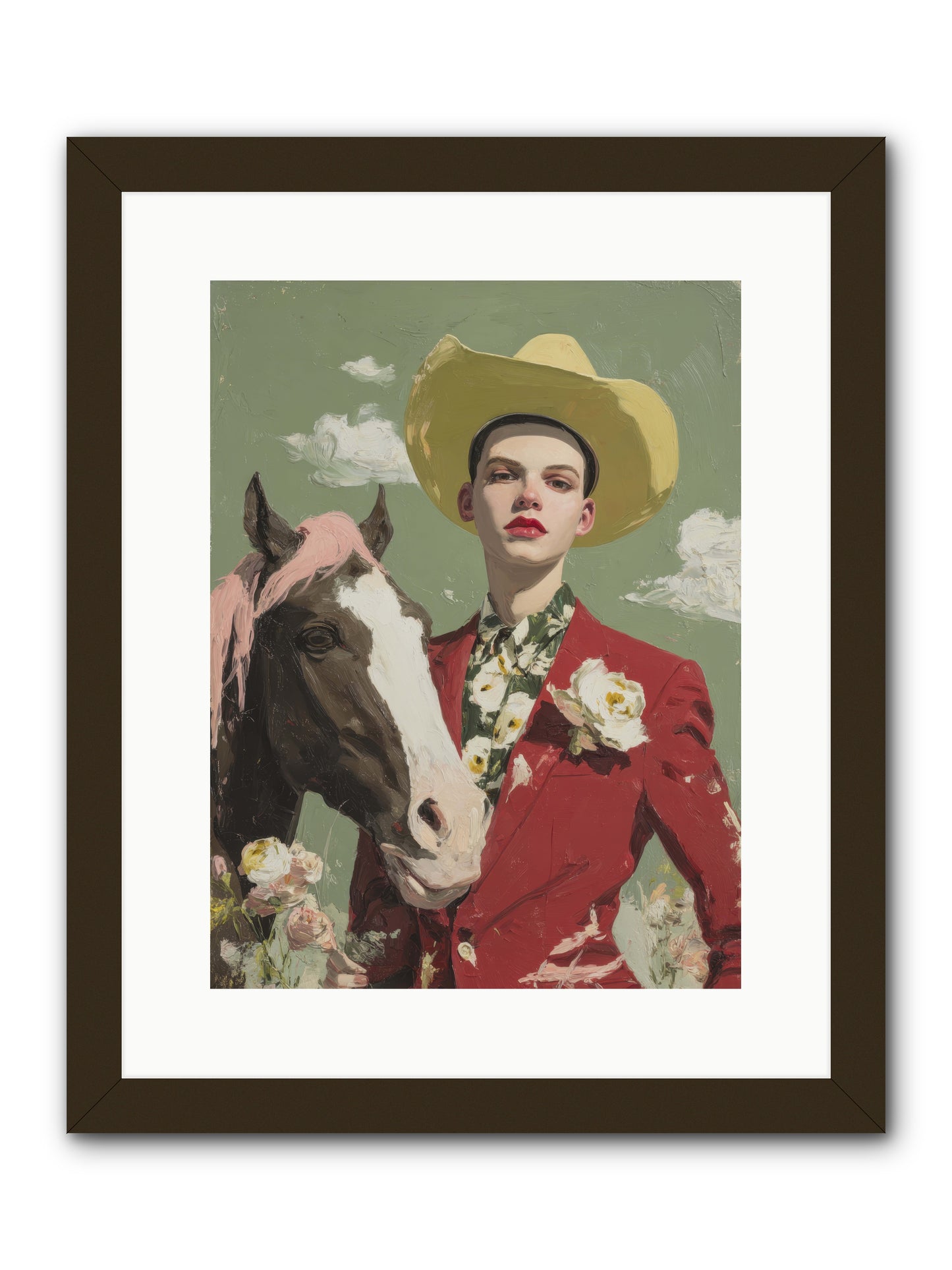 Wind-Spoken Promises -- Framed Print - Black 12x16