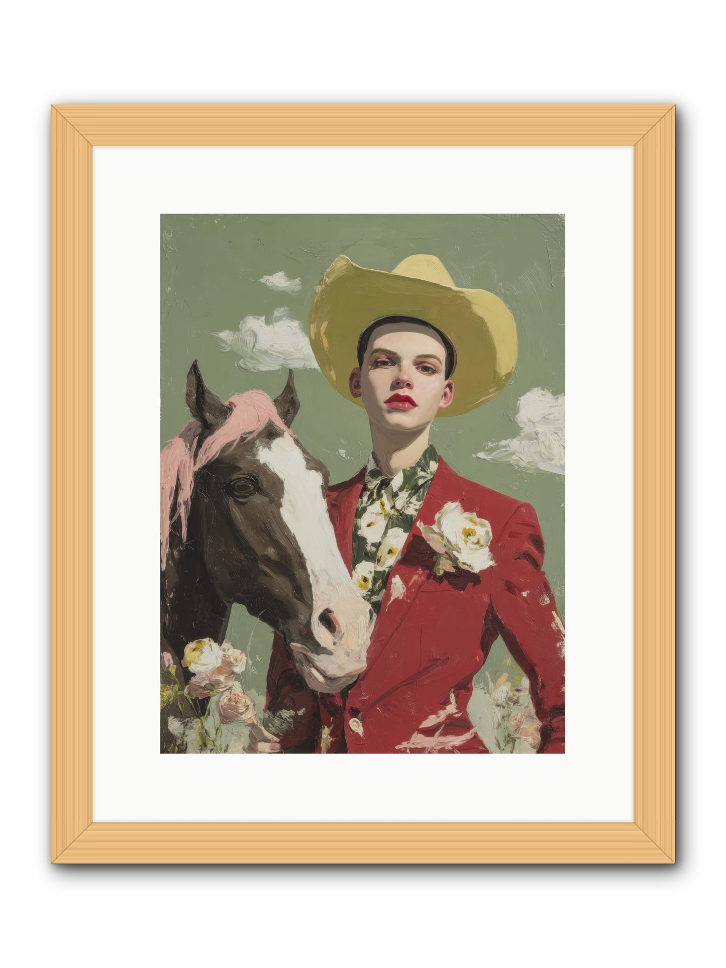 Wind-Spoken Promises -- Framed Print - Natural 12x16