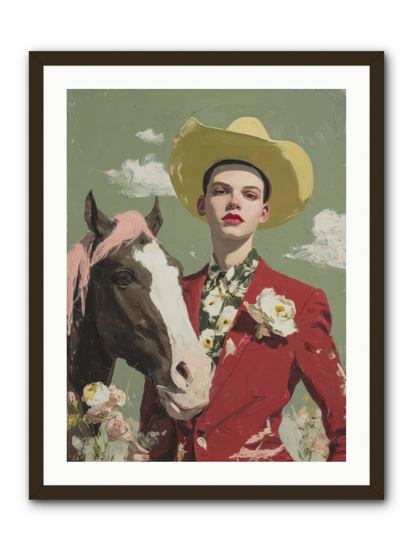 Wind-Spoken Promises -- Framed Print - Black 24x32