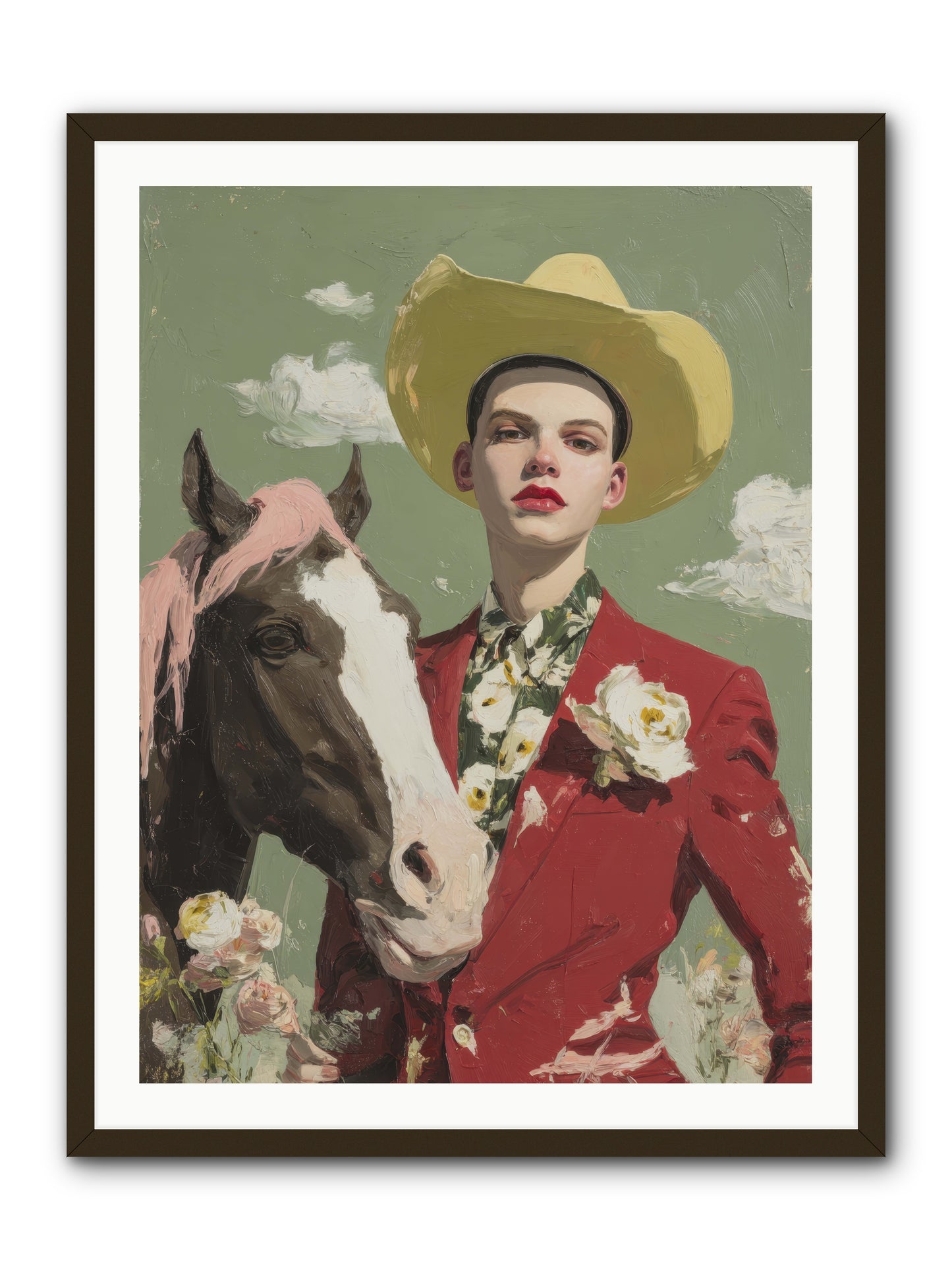 Wind-Spoken Promises -- Framed Print - Black 30x40
