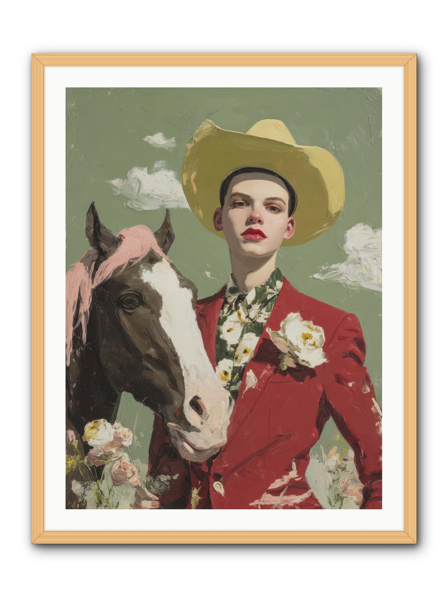 Wind-Spoken Promises -- Framed Print - Natural 30x40