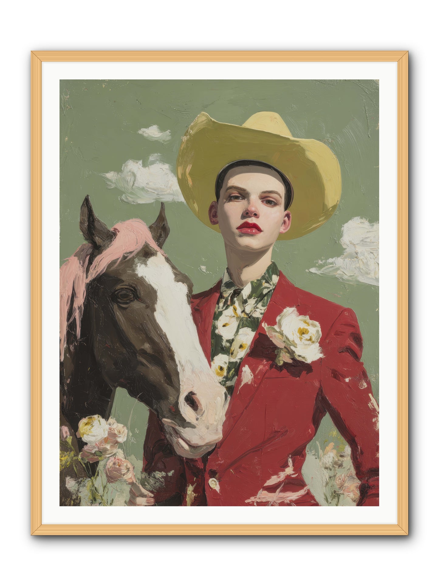 Wind-Spoken Promises -- Framed Print - Natural 36x48