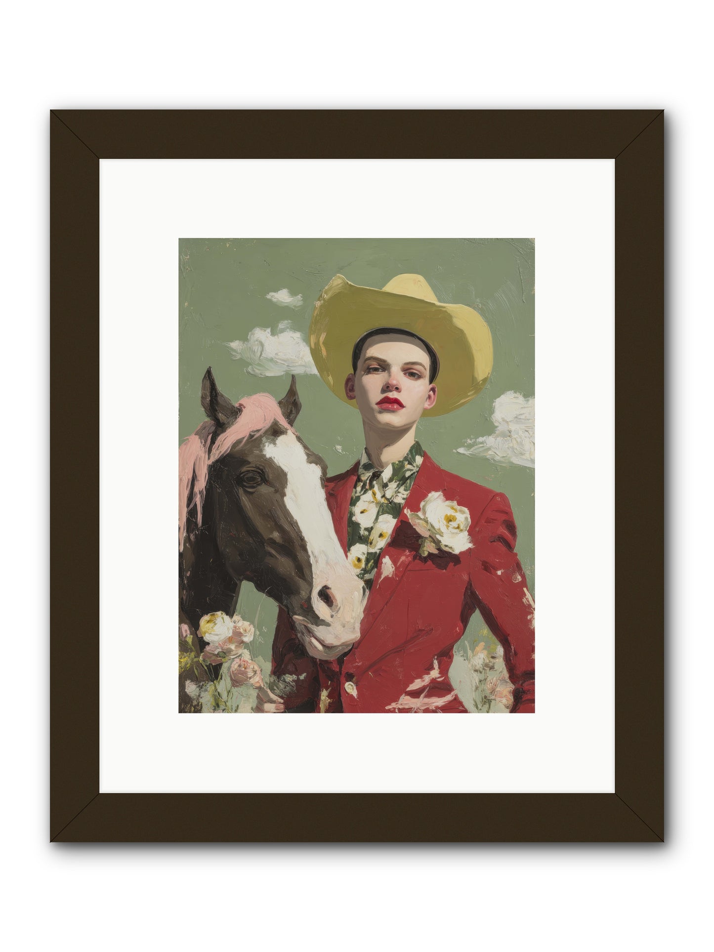 Wind-Spoken Promises -- Framed Print - Black 9x12