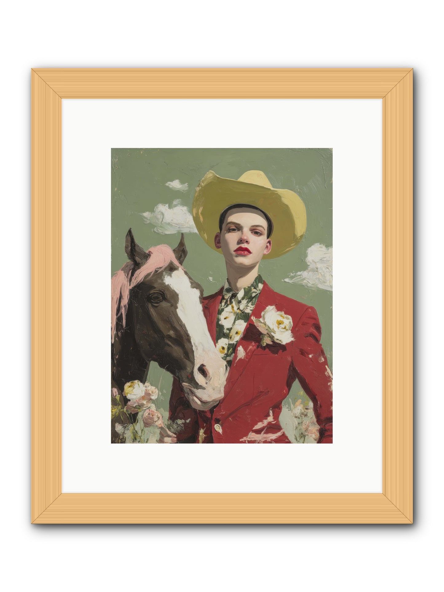 Wind-Spoken Promises -- Framed Print - Natural 9x12