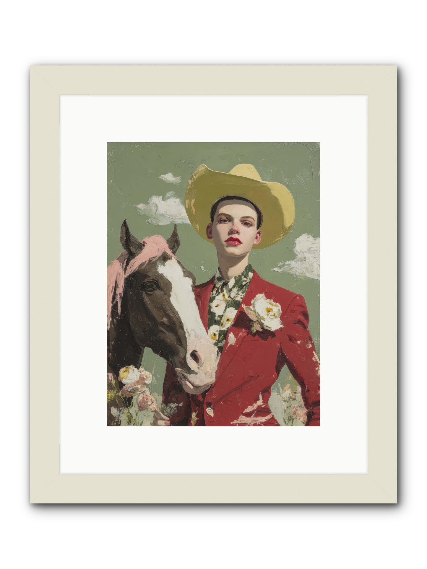 Wind-Spoken Promises -- Framed Print - White 9x12
