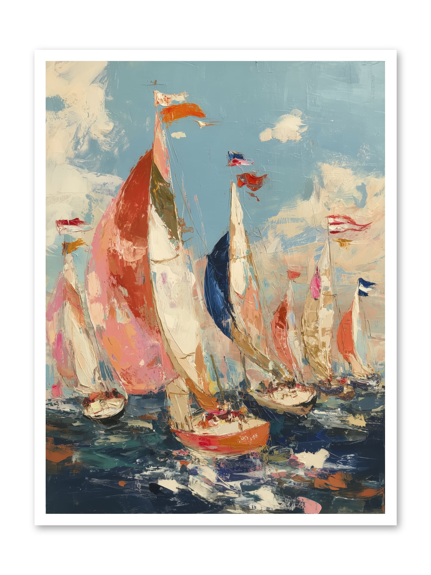 Wind and Wave -- Loose Canvas Print 30x40
