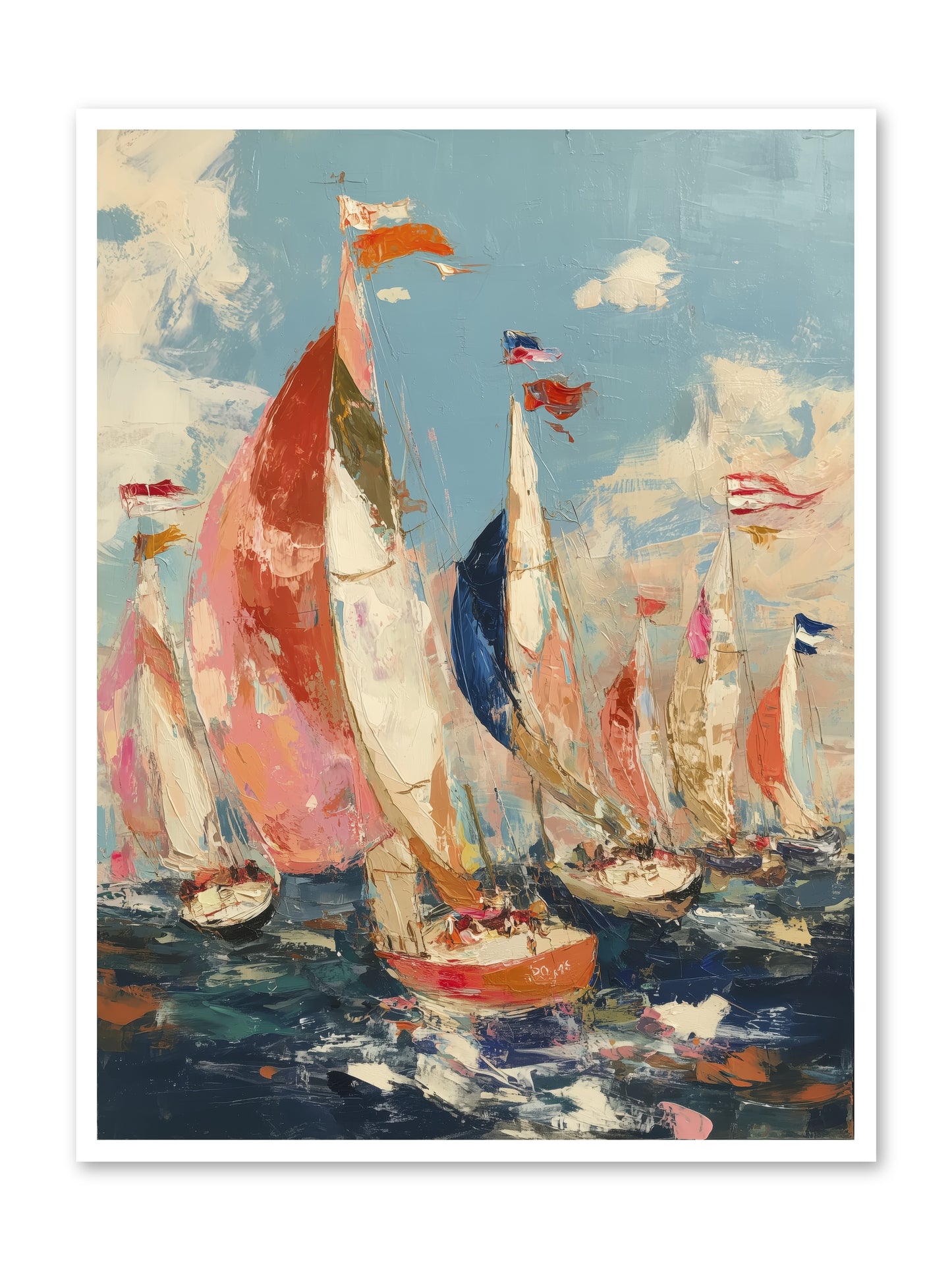 Wind and Wave -- Loose Canvas Print 36x48