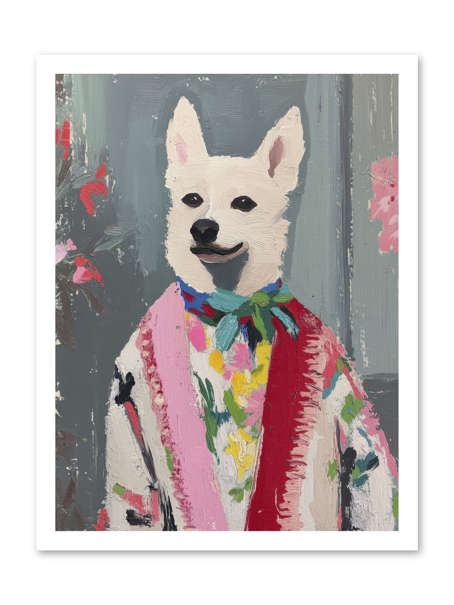 Window Seat Philosopher -- Loose Canvas Print 18x24