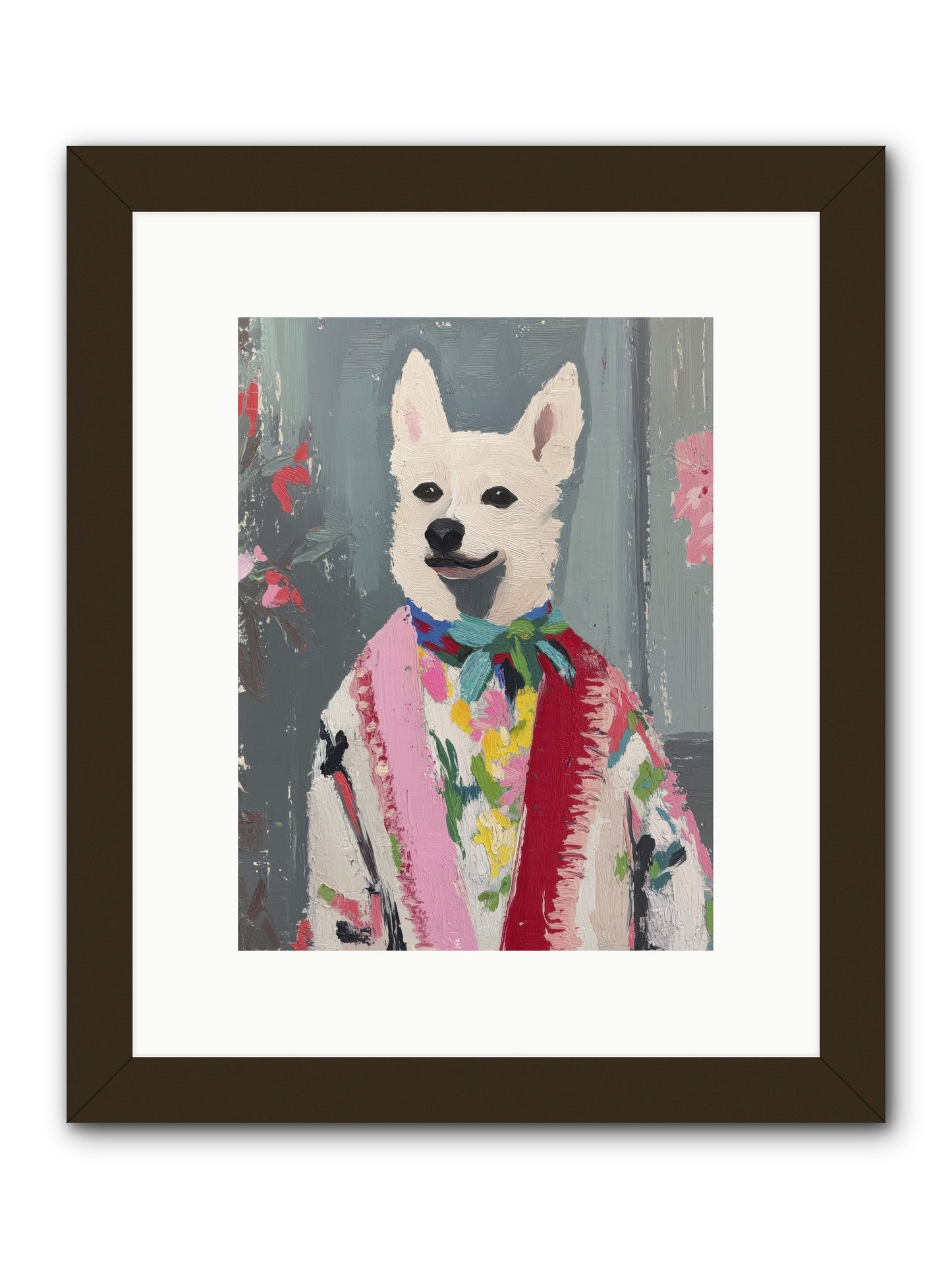 Window Seat Philosopher -- Framed Print - Black 9x12