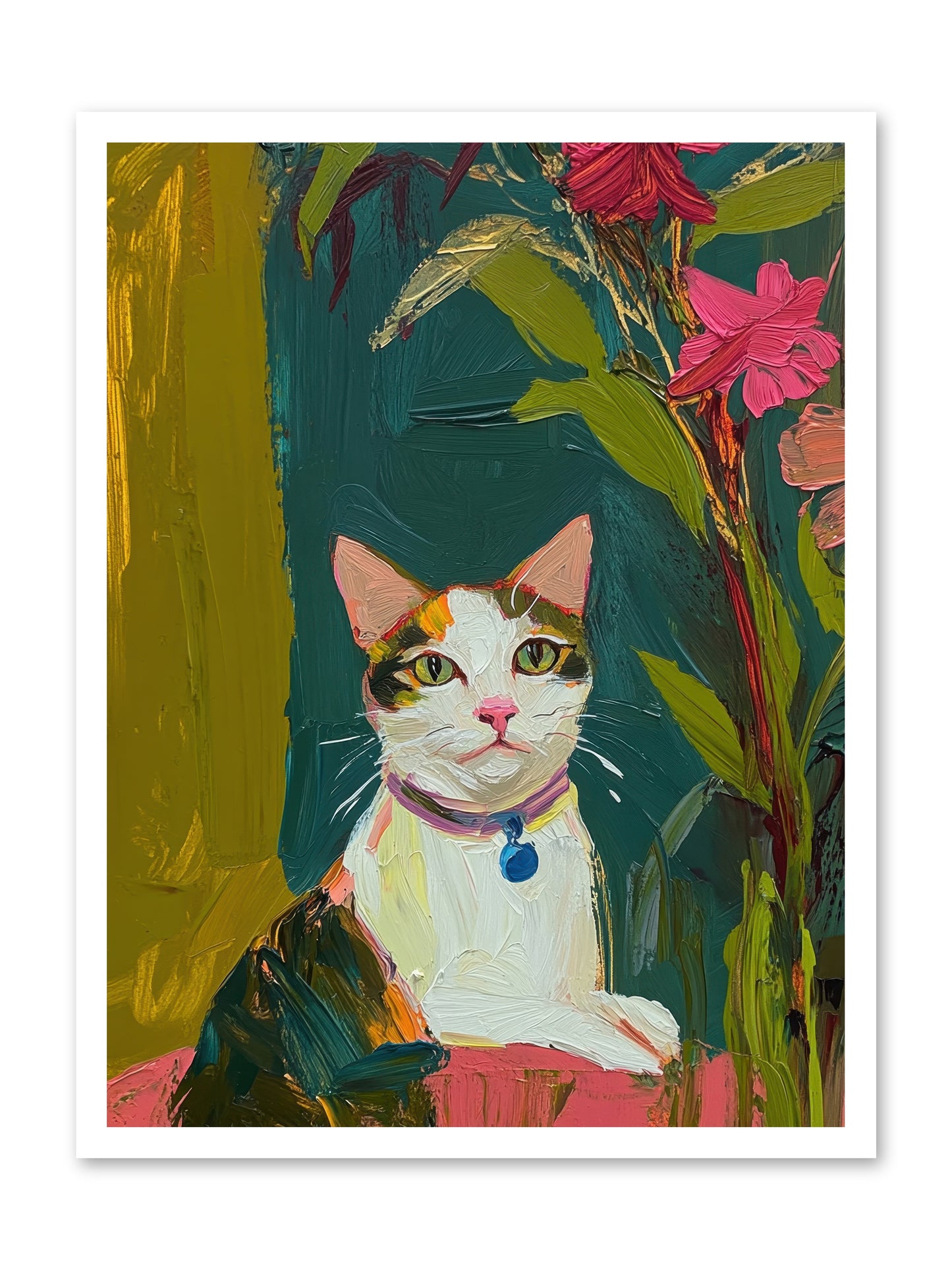 Windowsill Guardian -- Paper Print 24x32