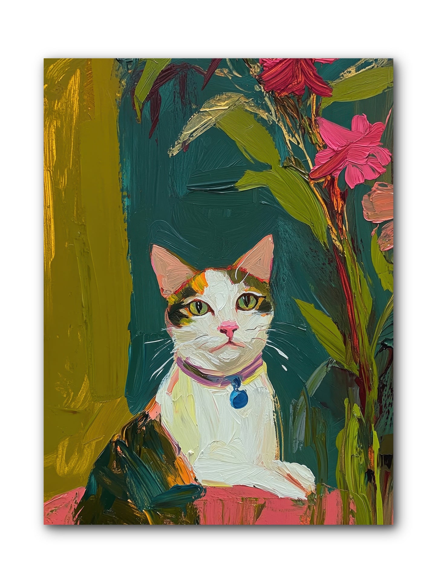 Windowsill Guardian -- Wrapped Canvas 9x12