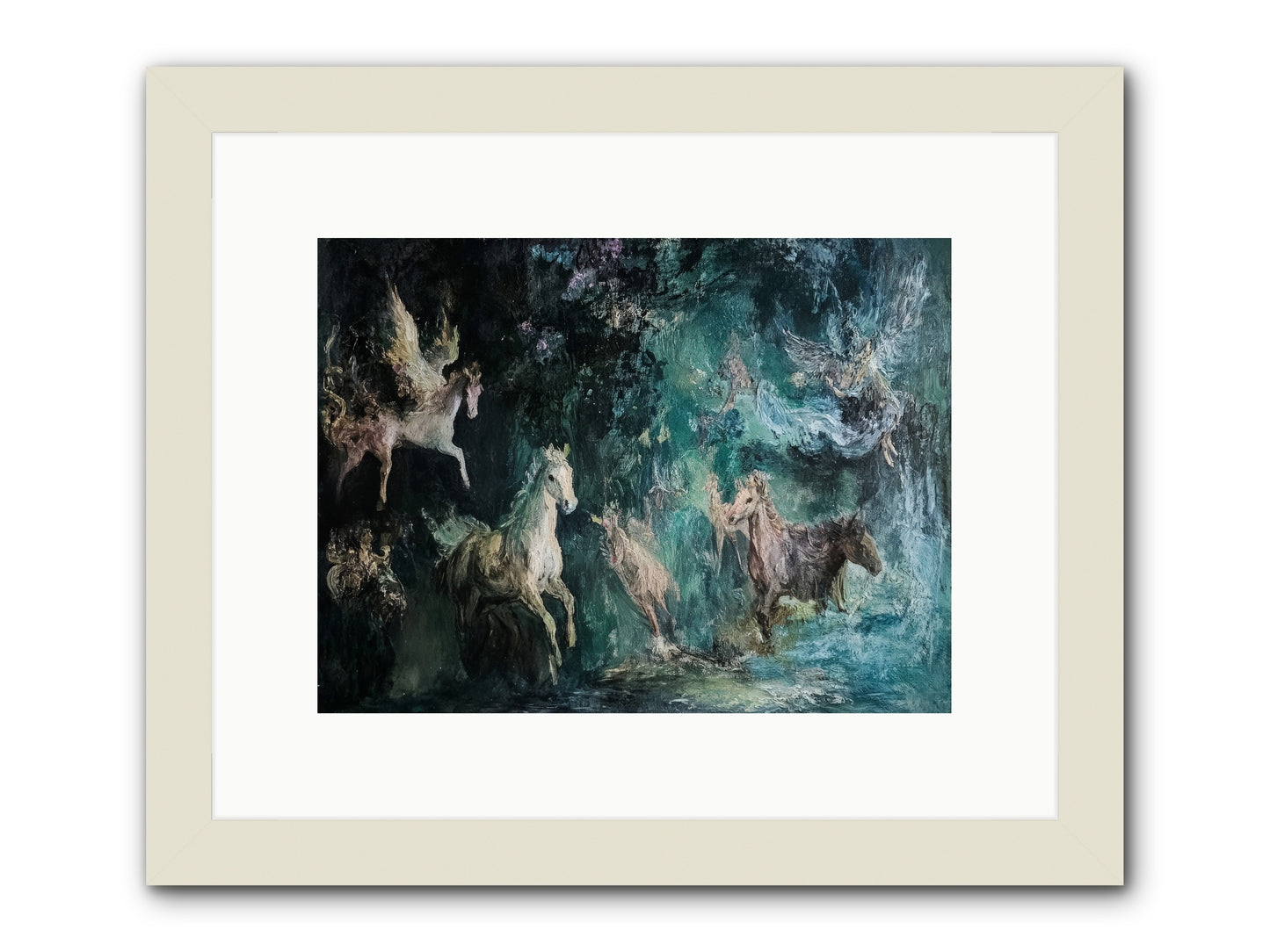 Windsor Legends -- Framed Print - White 12x9