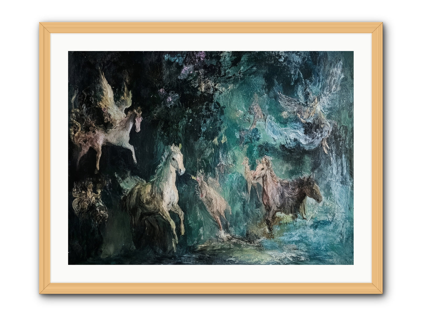 Windsor Legends -- Framed Print - Natural 32x24