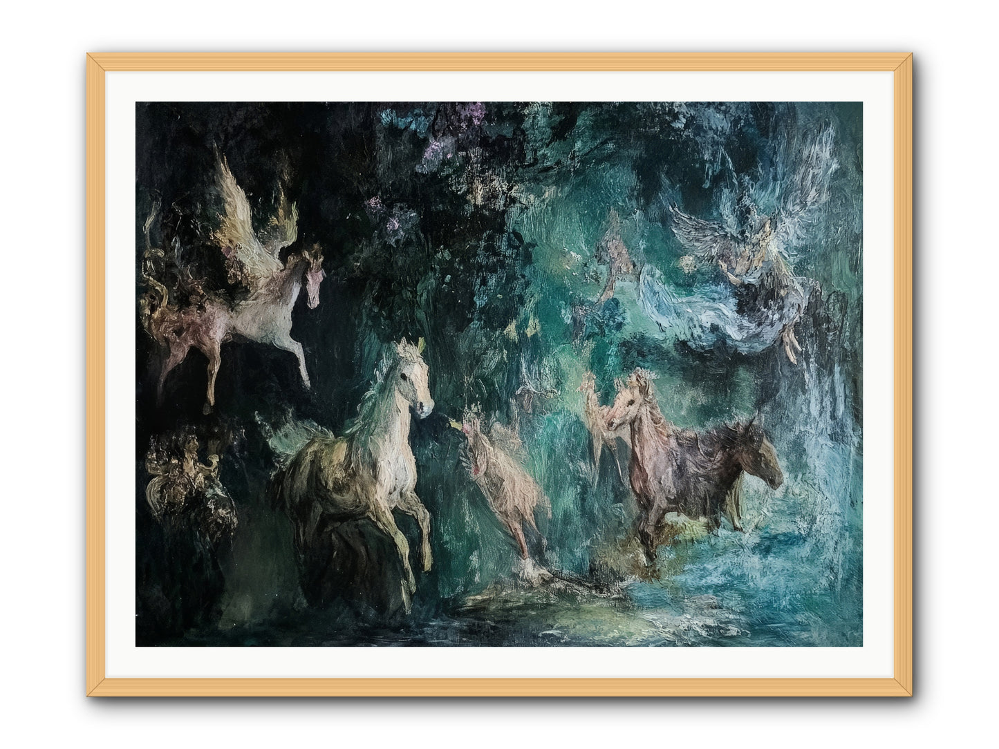 Windsor Legends -- Framed Print - Natural 48x36