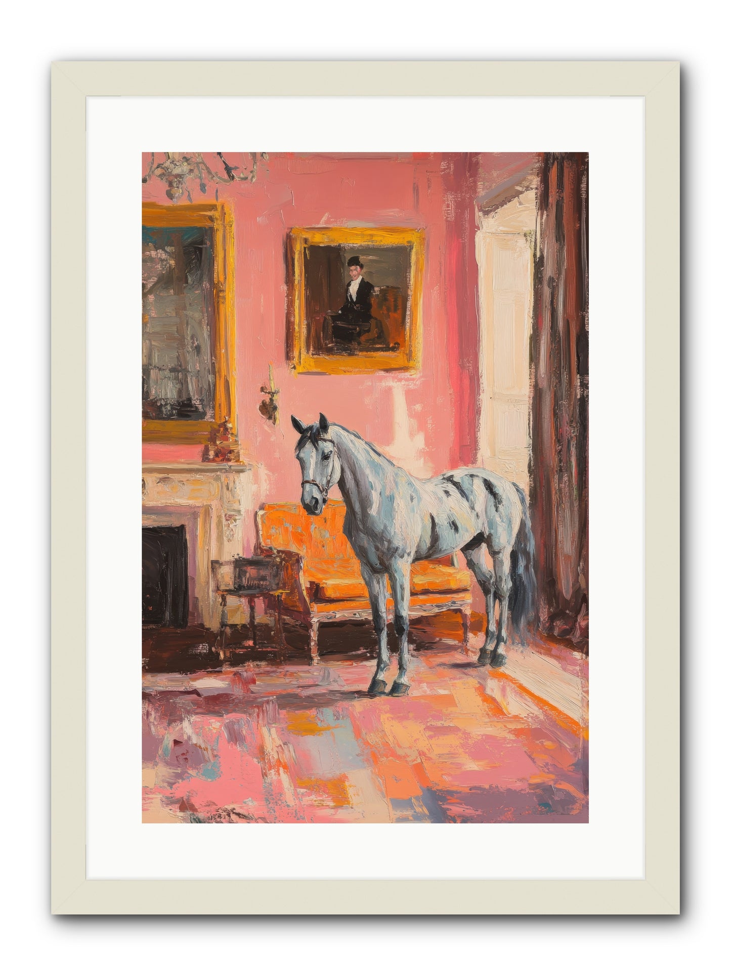 Windsor Whisper -- Framed Print - White 16x24
