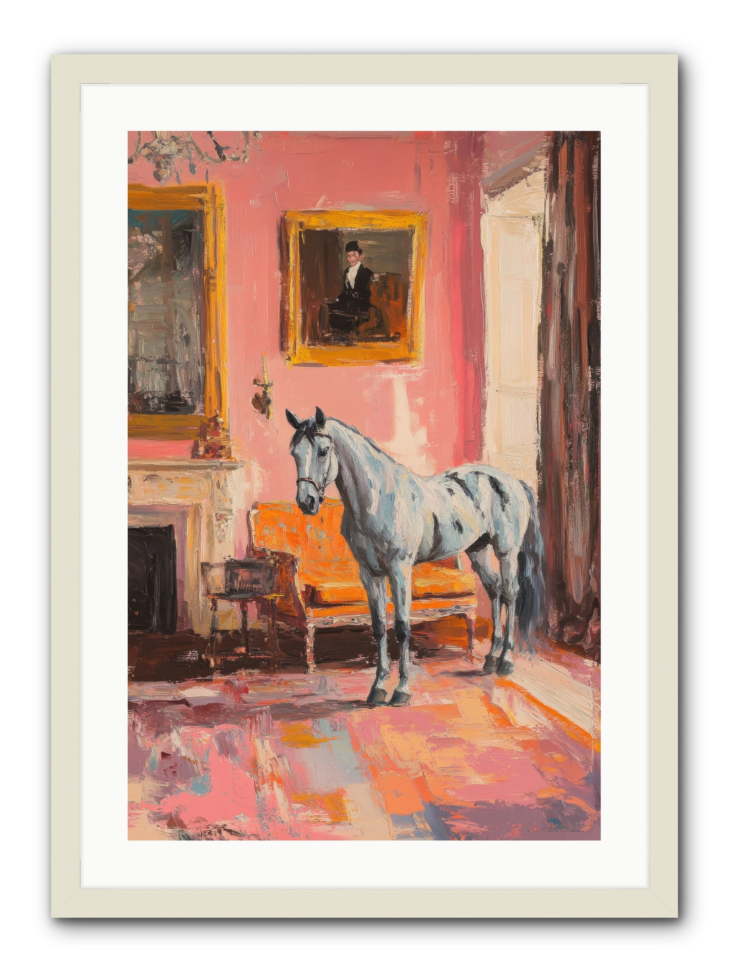 Windsor Whisper -- Framed Print - White 20x30