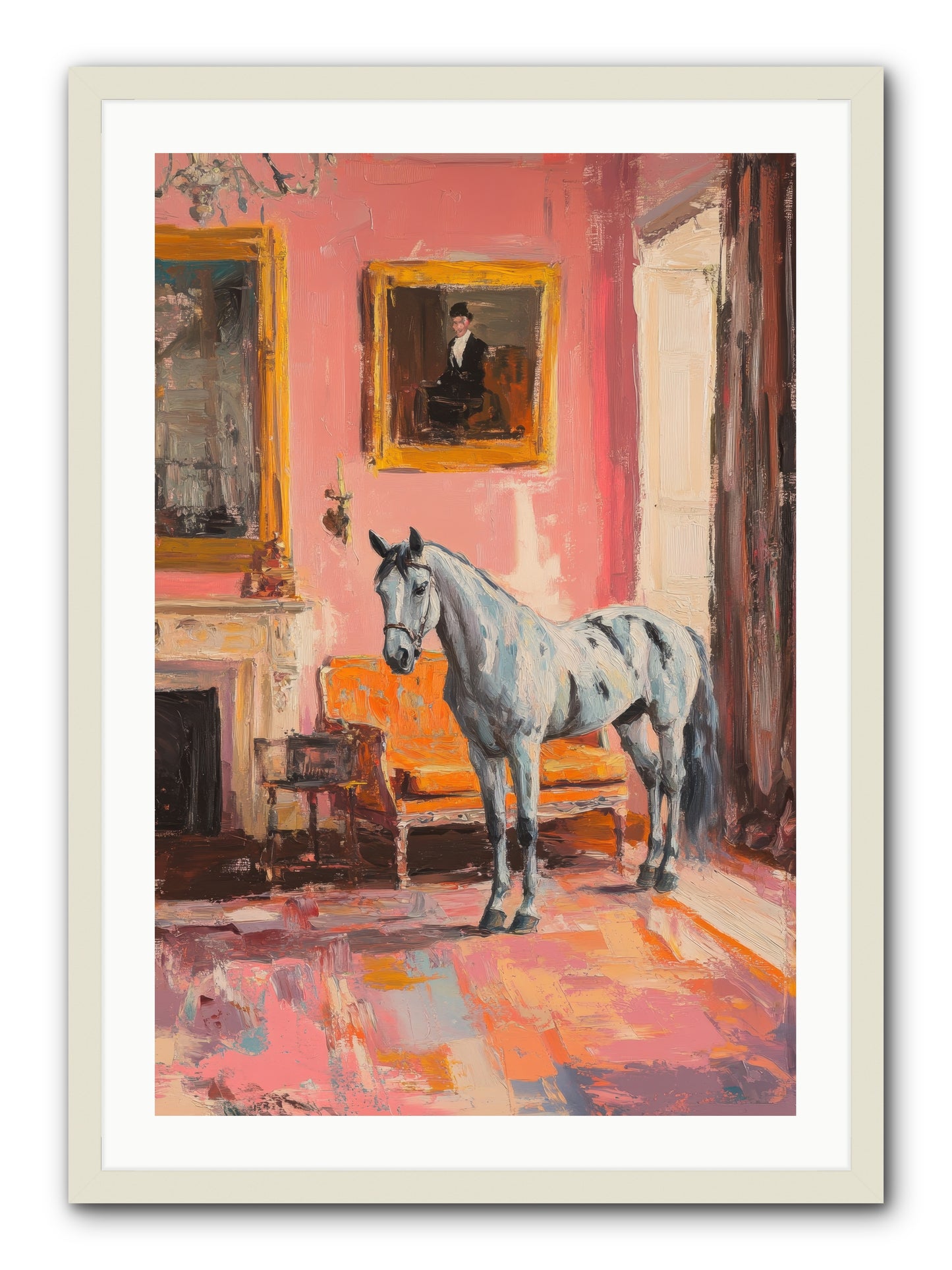 Windsor Whisper -- Framed Print - White 24x36