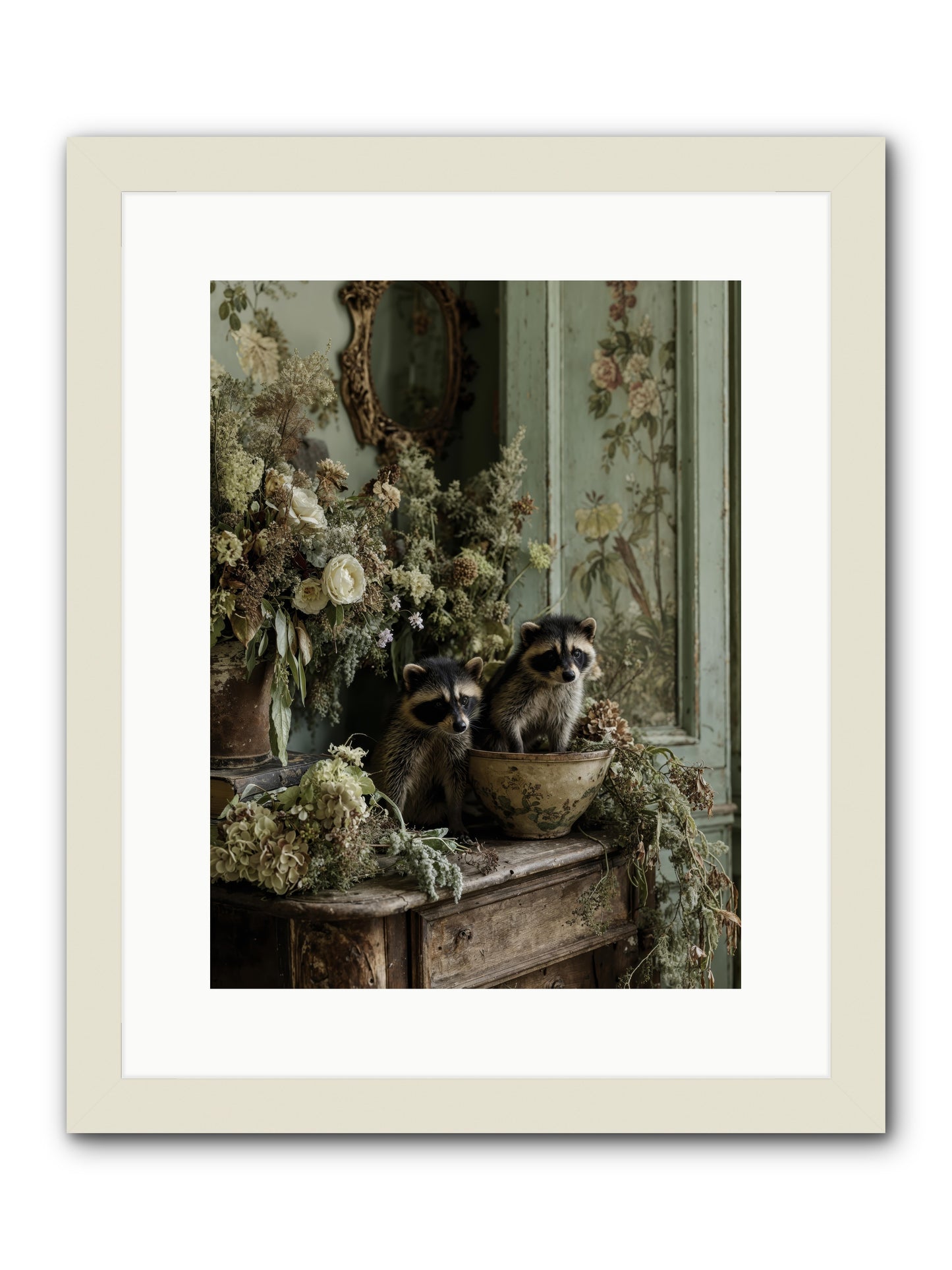 Windsor road -- Framed Print - White 12x16