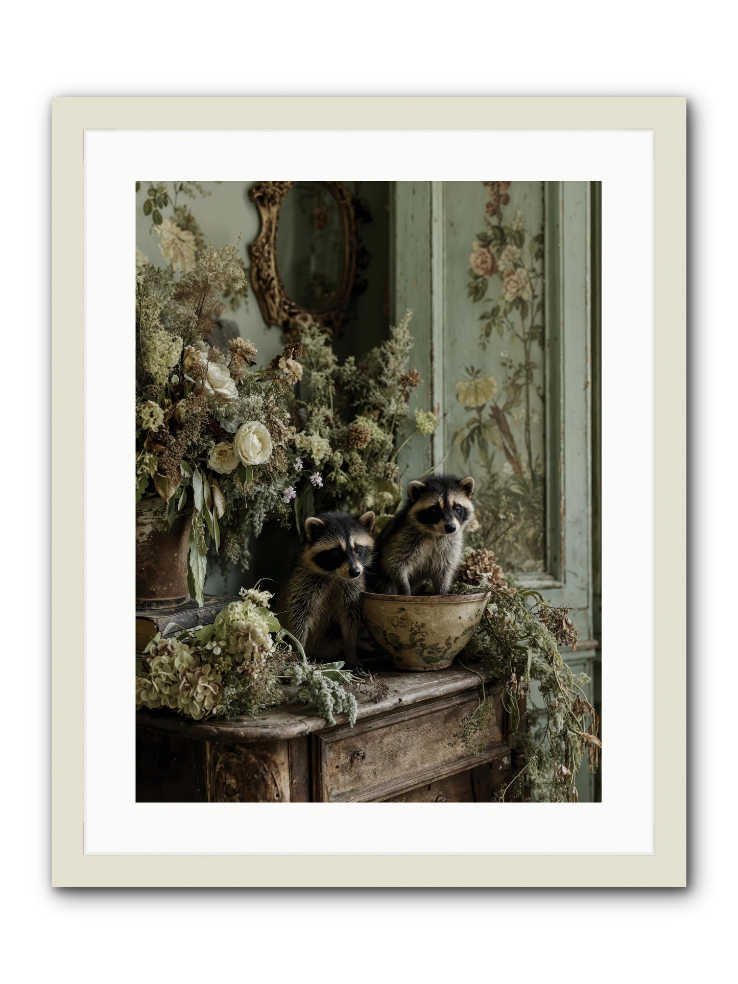 Windsor road -- Framed Print - White 18x24