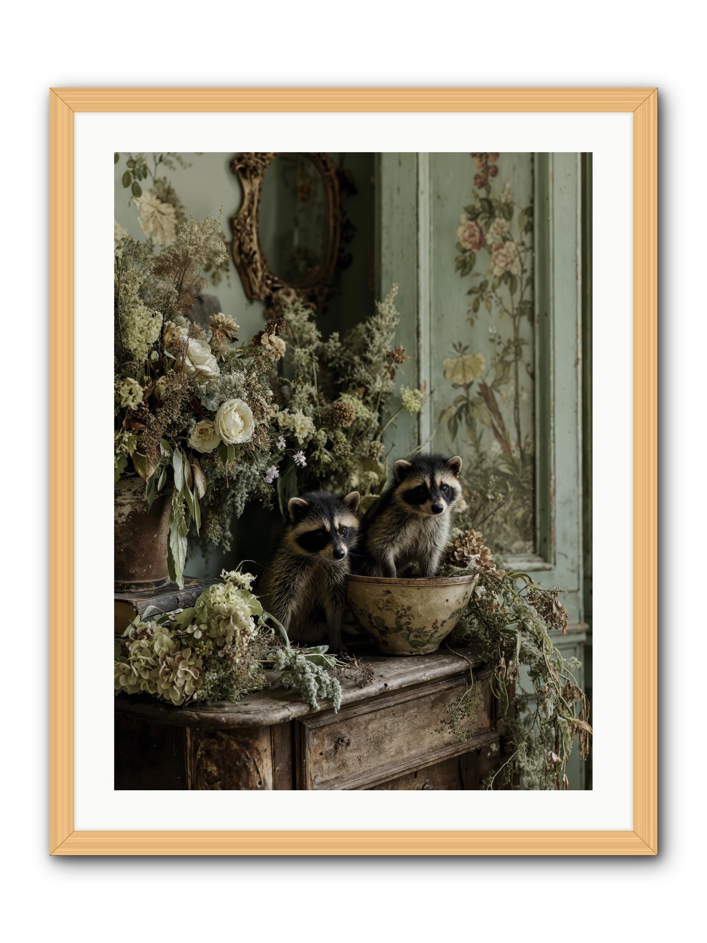 Windsor road -- Framed Print - Natural 24x32