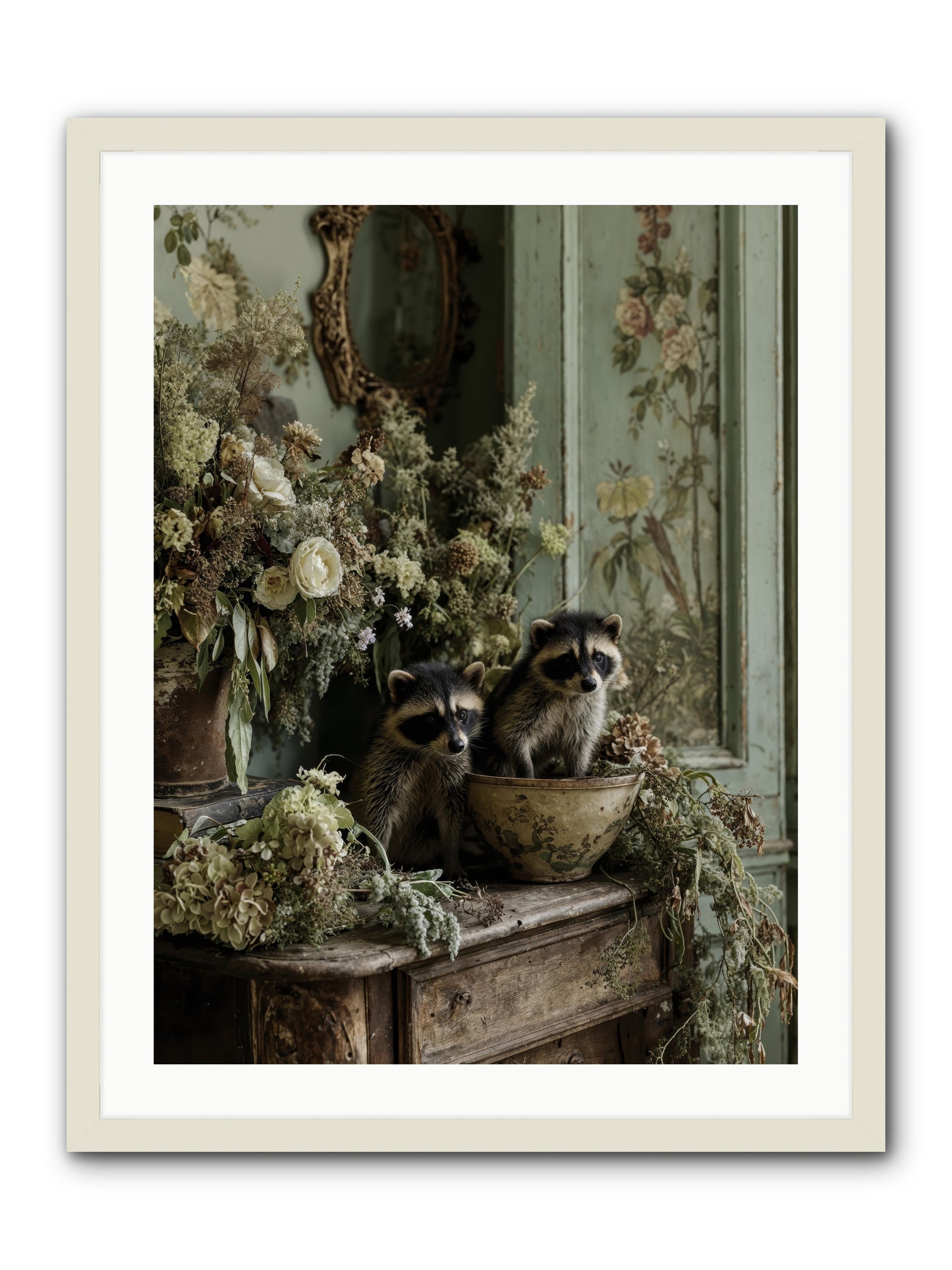 Windsor road -- Framed Print - White 24x32