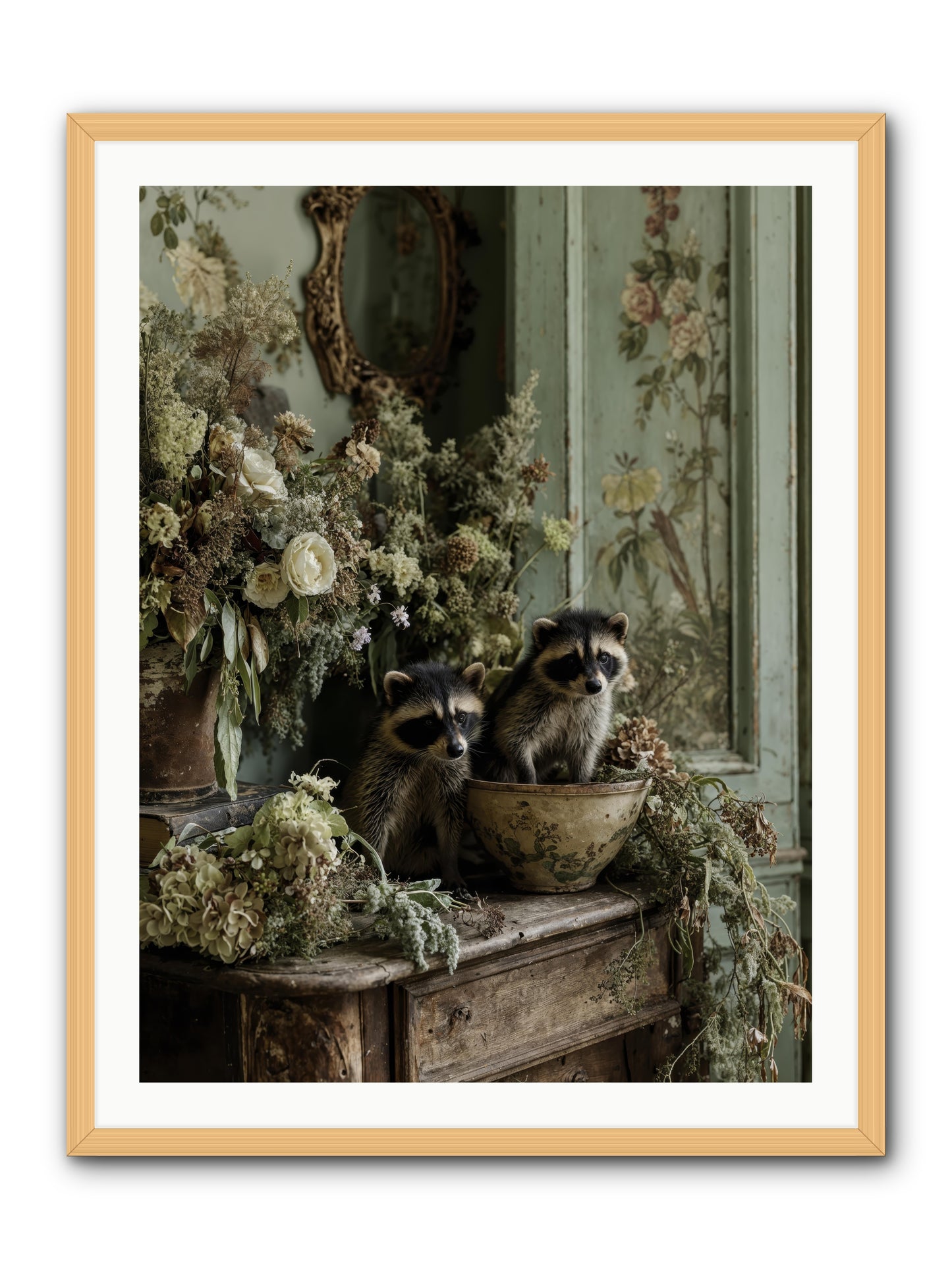Windsor road -- Framed Print - Natural 30x40