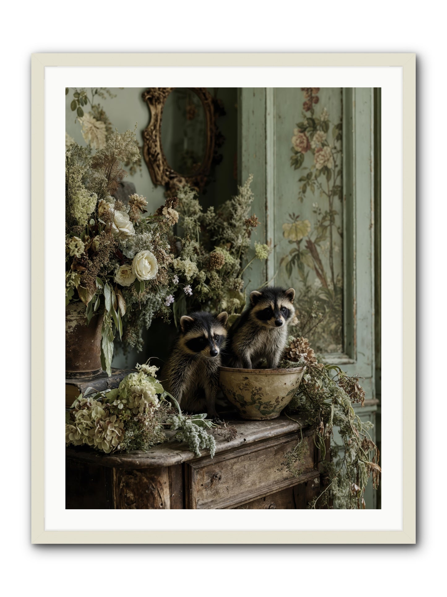 Windsor road -- Framed Print - White 30x40