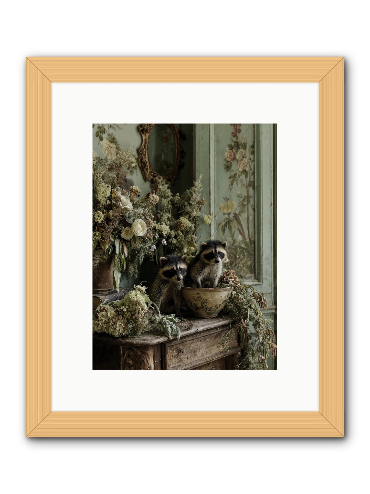 Windsor road -- Framed Print - Natural 9x12