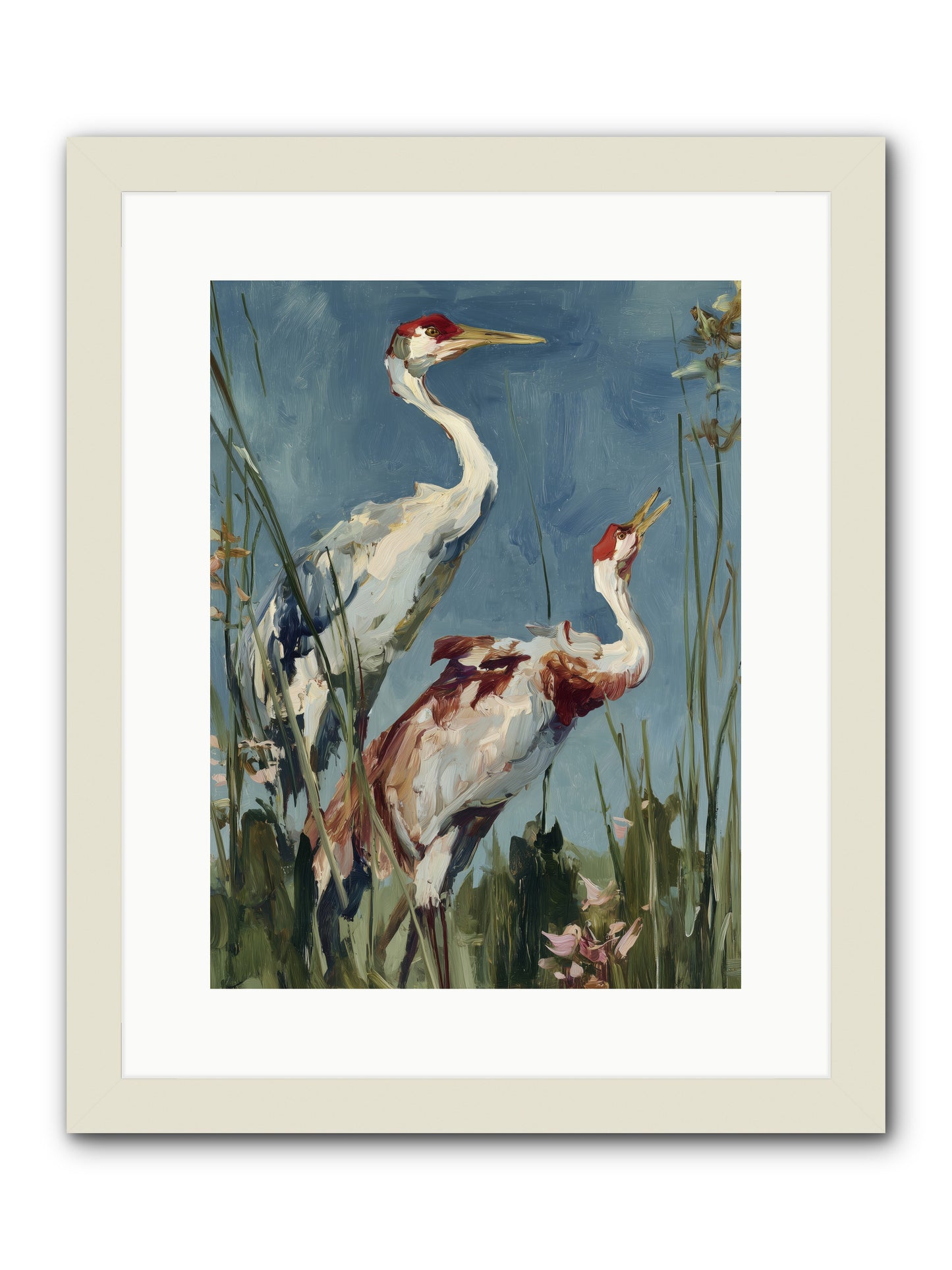 Windswept Chambers -- Framed Print - White 12x16
