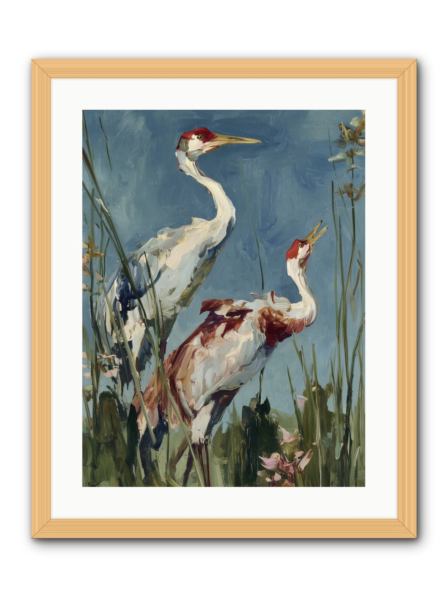 Windswept Chambers -- Framed Print - Natural 18x24