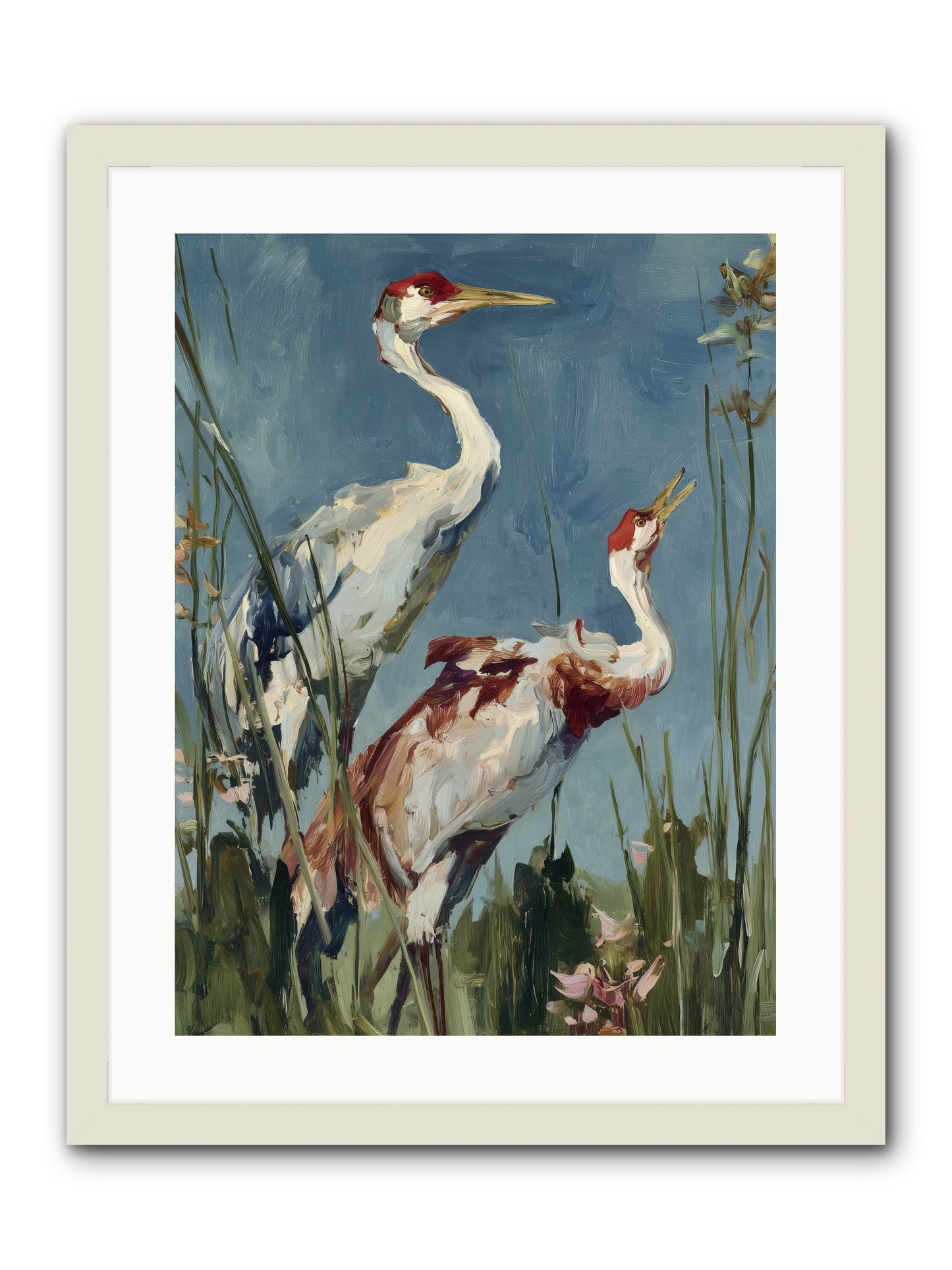 Windswept Chambers -- Framed Print - White 18x24