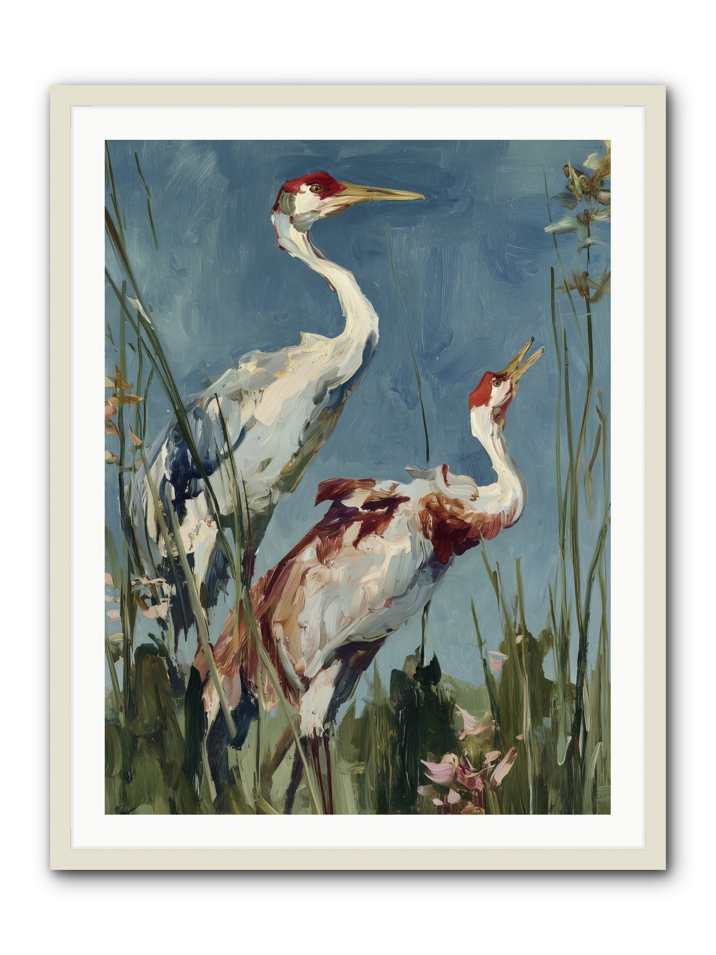 Windswept Chambers -- Framed Print - White 30x40