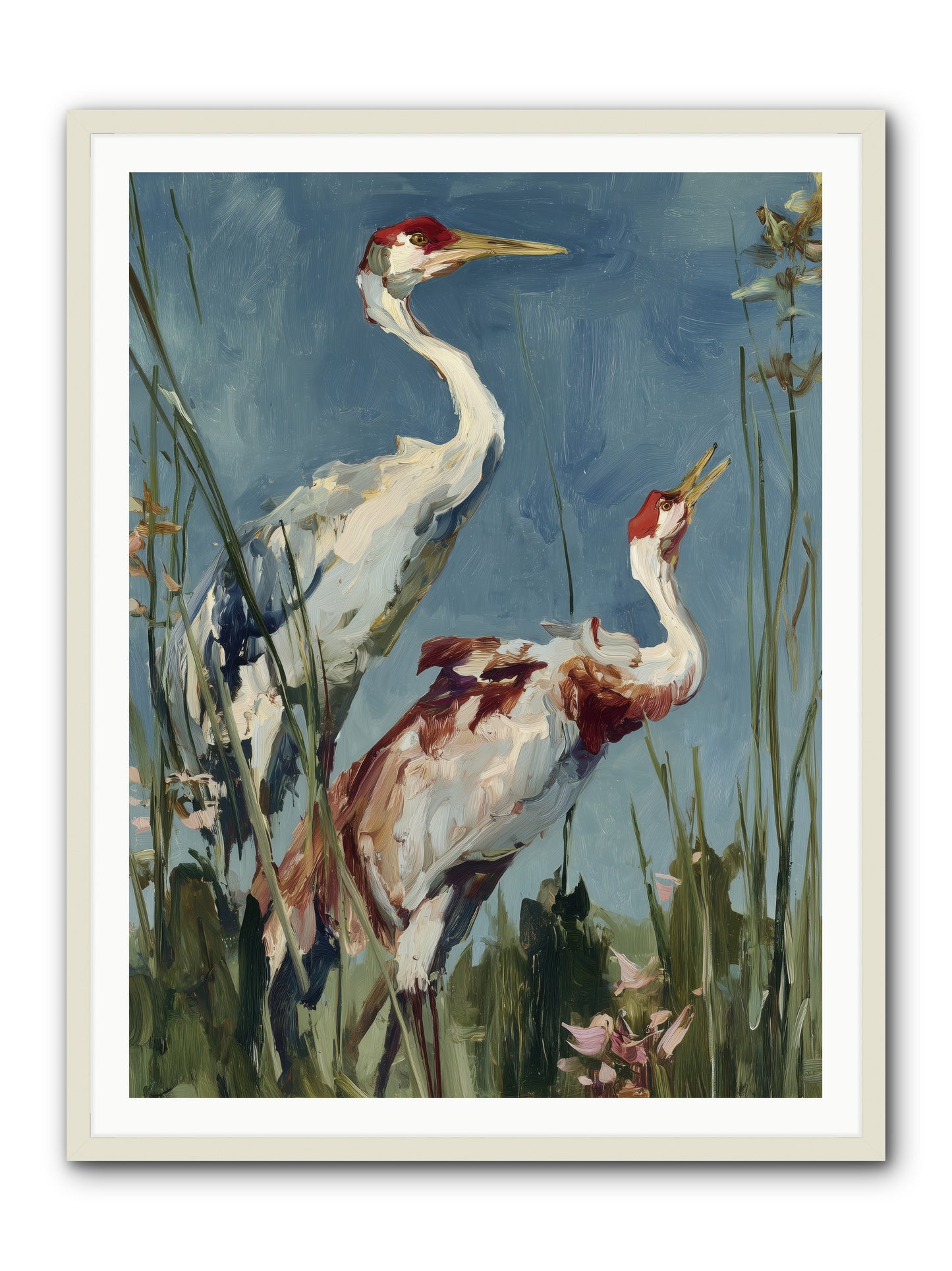 Windswept Chambers -- Framed Print - White 36x48