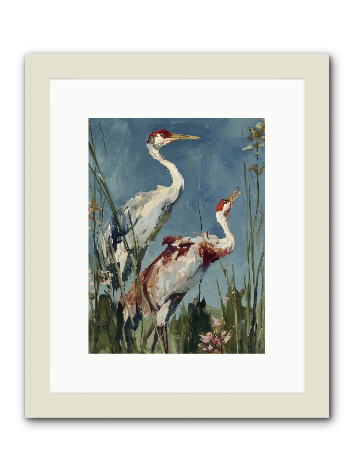 Windswept Chambers -- Framed Print - White 9x12