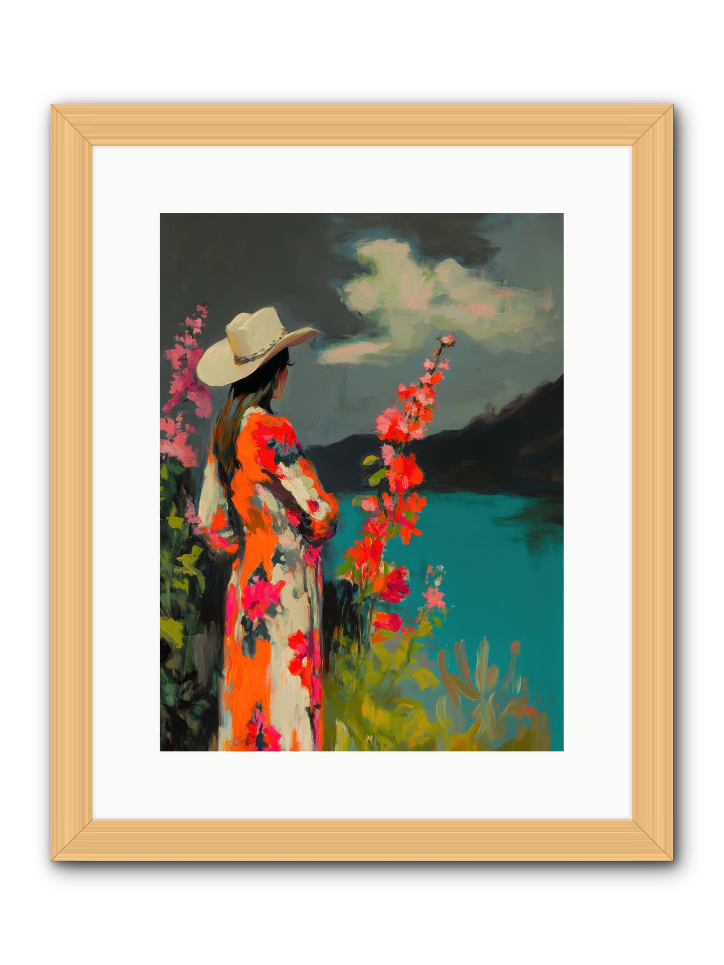 Windswept Legend -- Framed Print - Natural 12x16