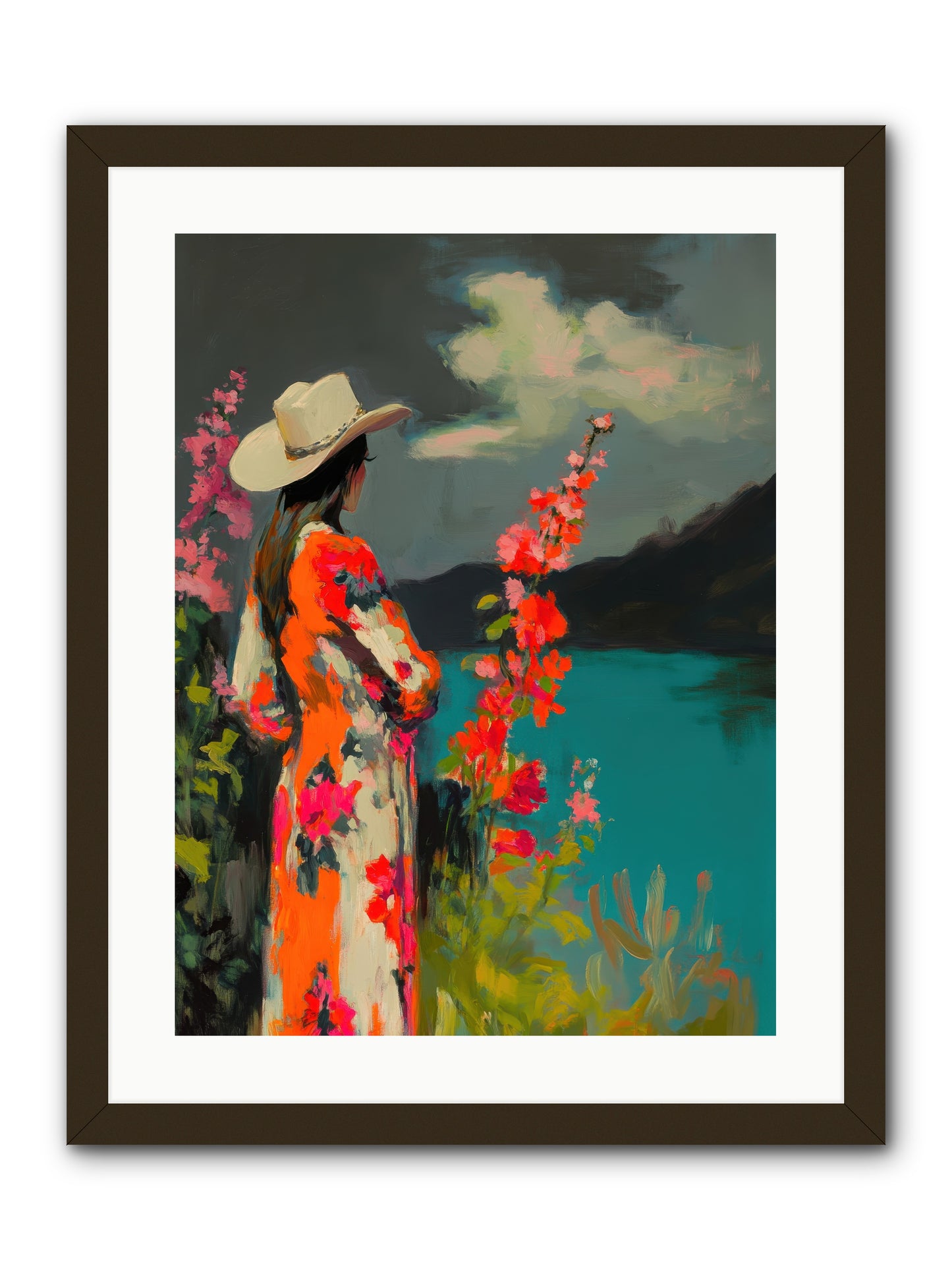 Windswept Legend -- Framed Print - Black 18x24